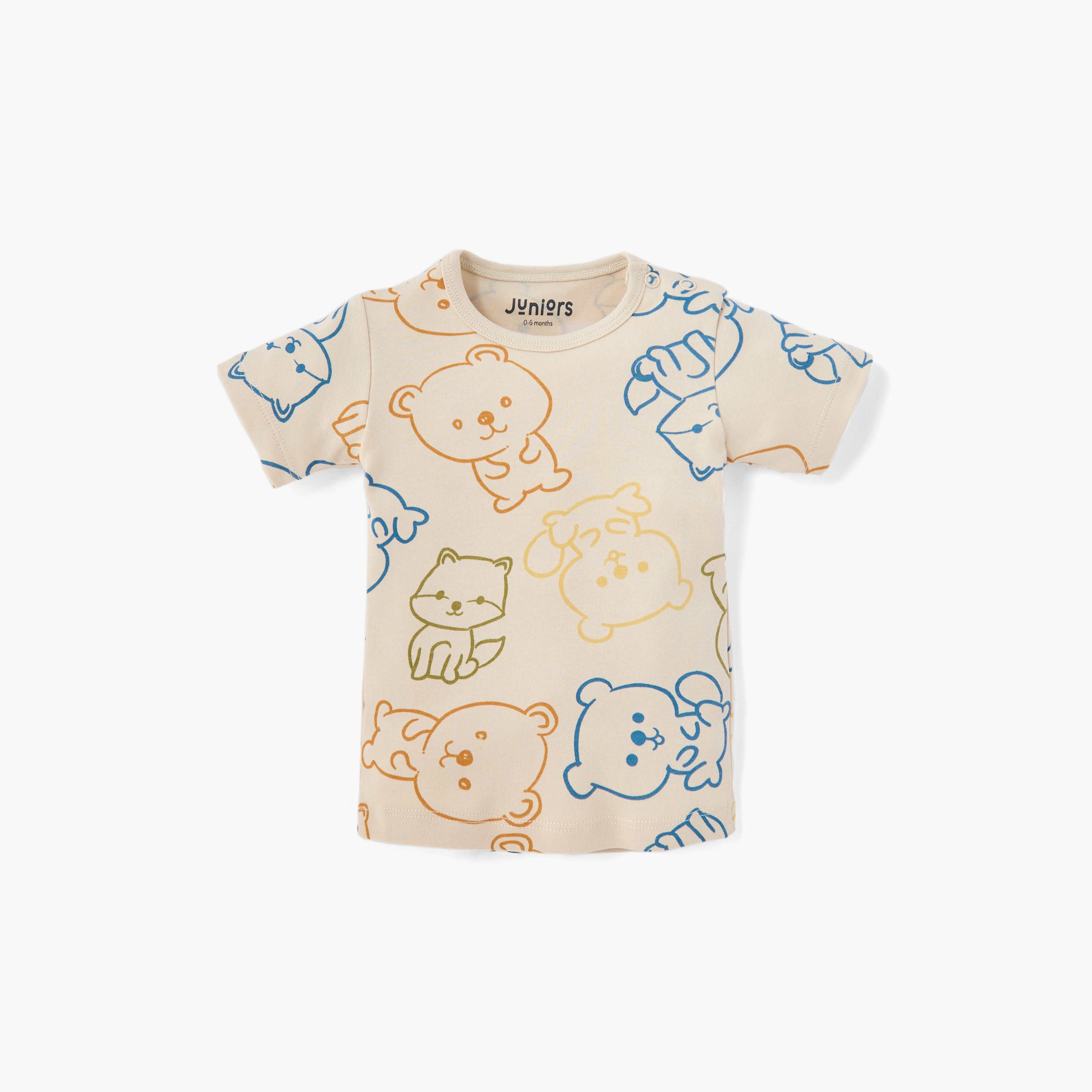 Juniors Assorted T-shirt with Short Sleeves - Set of 5-baby-boys-clothing-tshirtsandpolos-image-4