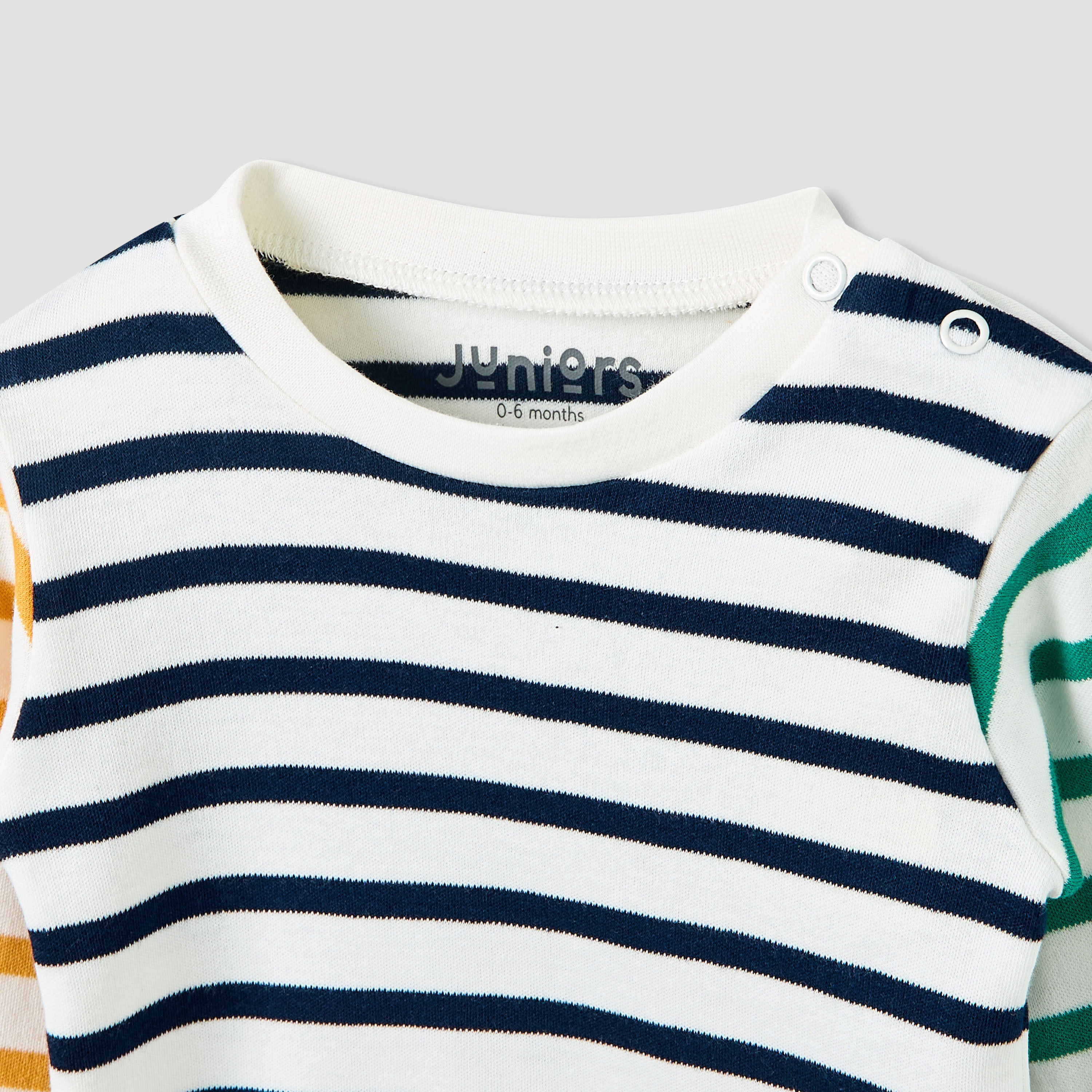 Juniors Pyjama Set with Stripes - Cotton - Long Sleeves - Round Neck-baby-boys-clothing-nightwear-pyjamasets-image-4