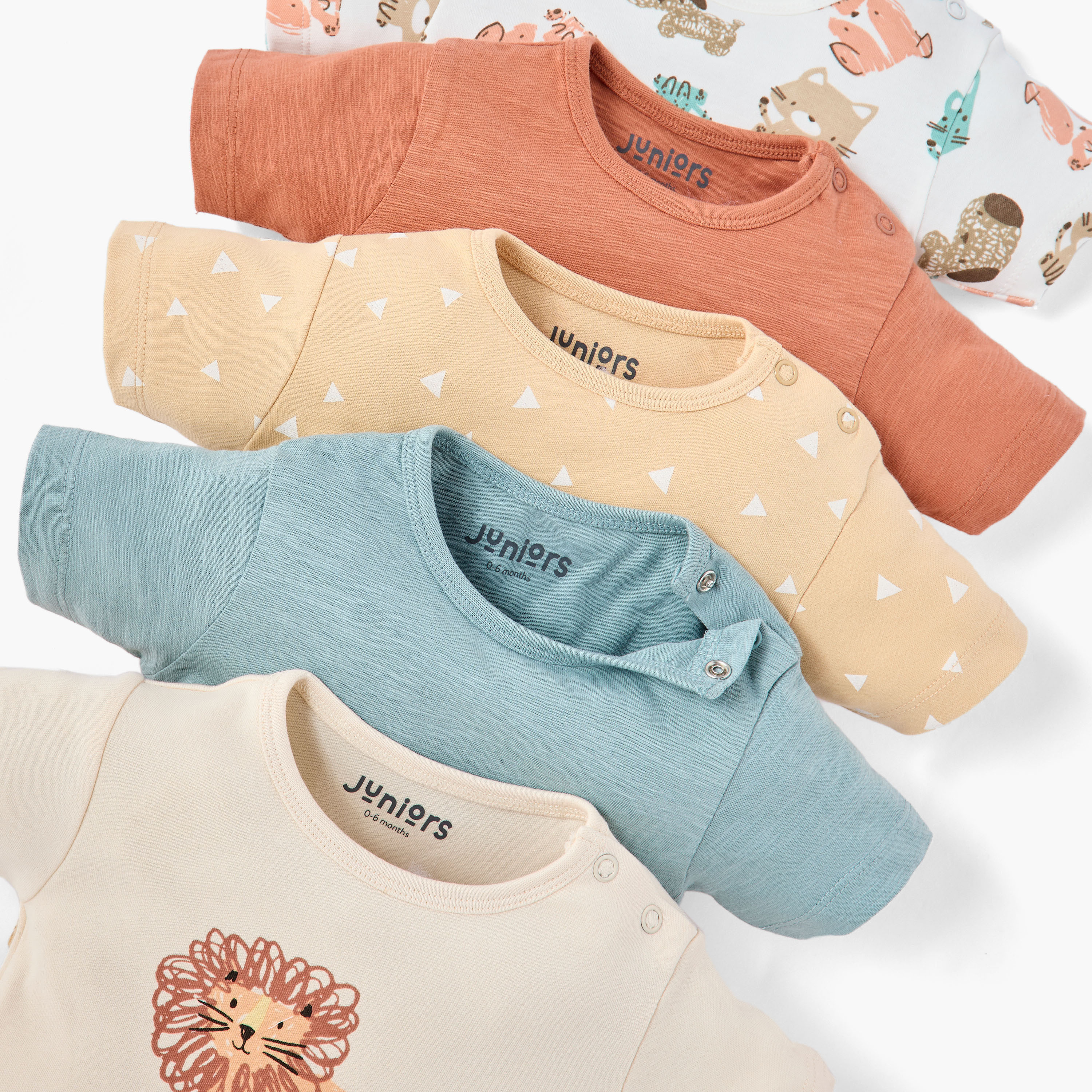 Juniors Assorted T-shirt with Short Sleeves - Set of 5-baby-boys-clothing-tshirtsandpolos-image-7