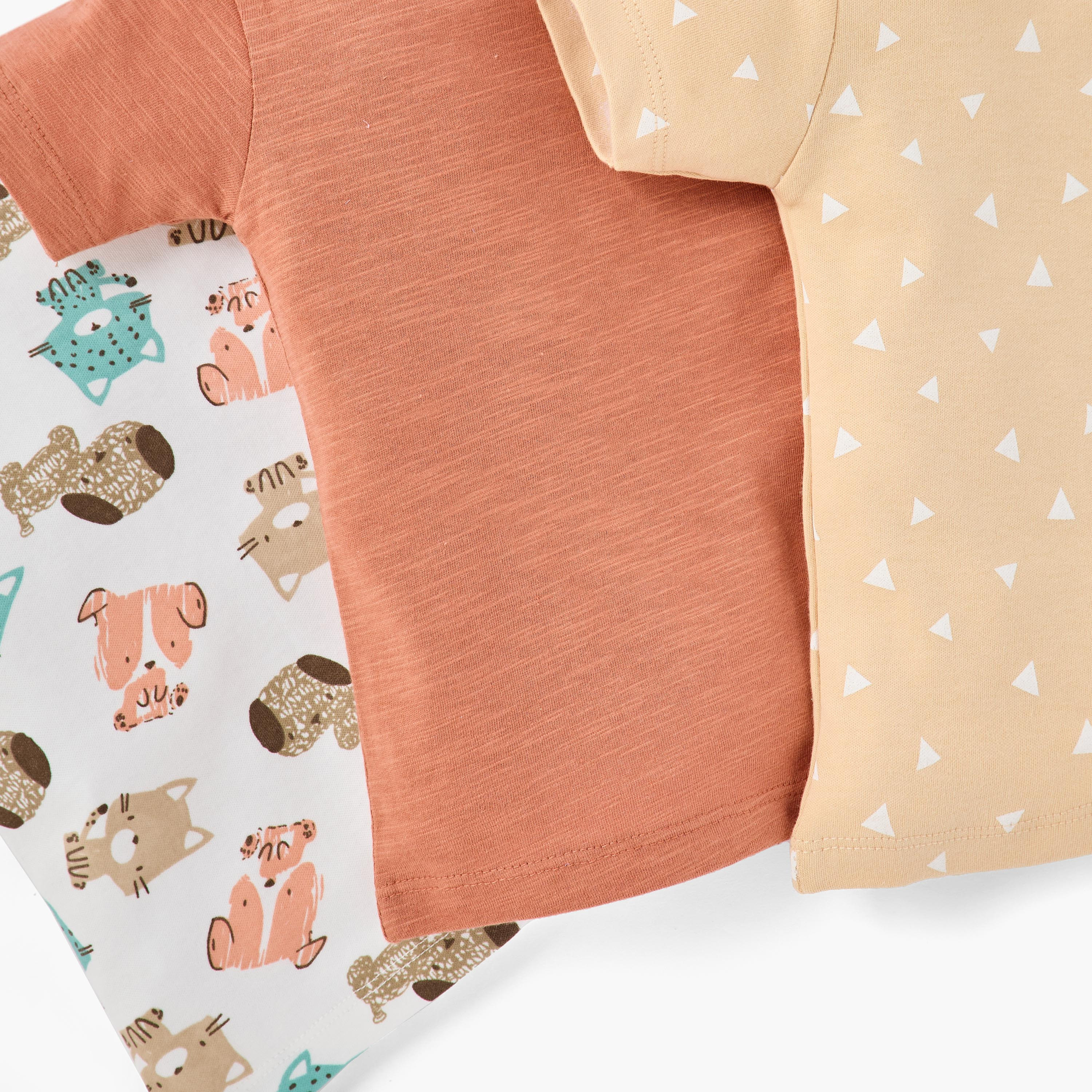 Juniors Assorted T-shirt with Short Sleeves - Set of 5-baby-boys-clothing-tshirtsandpolos-image-8