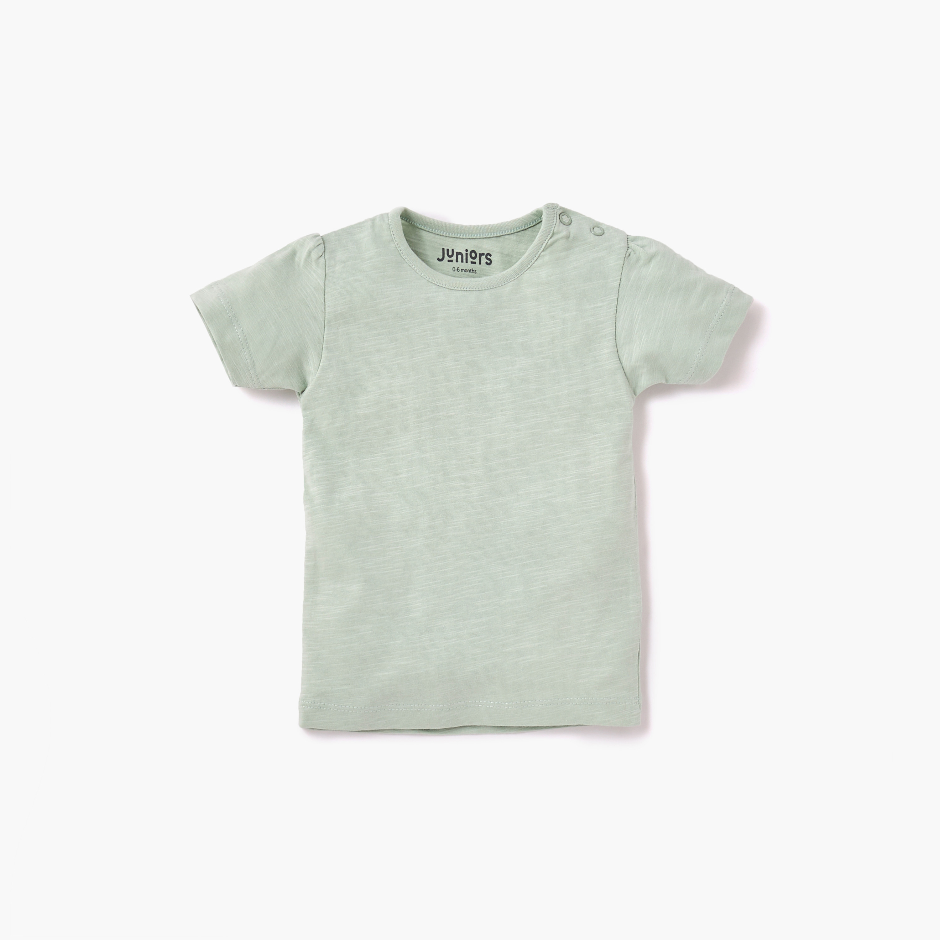 Juniors Assorted Printed Round Neck T-shirt with Short Sleeves - Set of 5-baby-girls-clothing-tshirts-image-2
