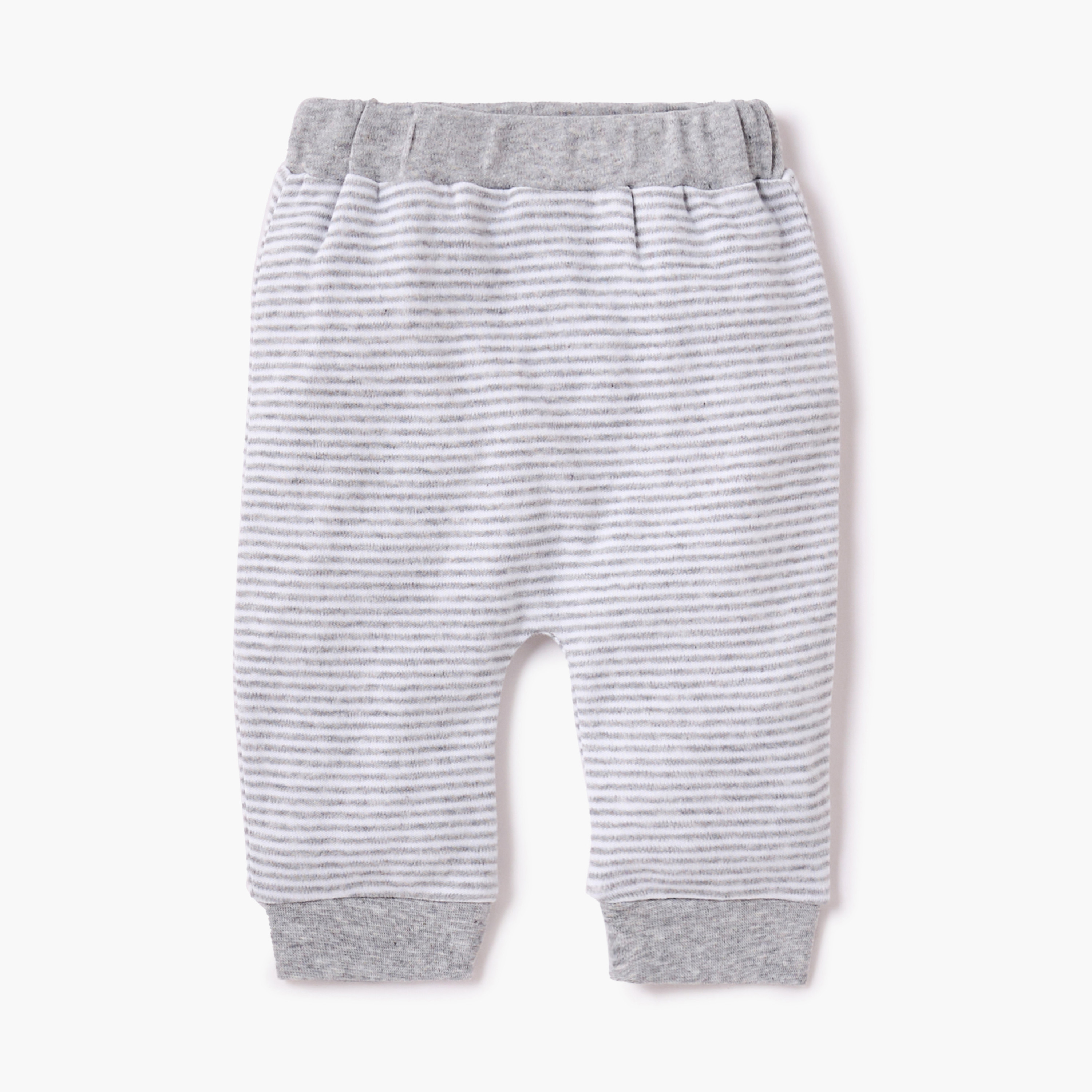 Juniors Assorted Joggers with Elasticated Waistband - Set of 3-baby-boys-clothing-bottoms-joggersandtrackpants-image-3