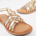 Cross Strap Sandals with Hook and Loop Closure-Girl%27s Sandals-thumbnail-3