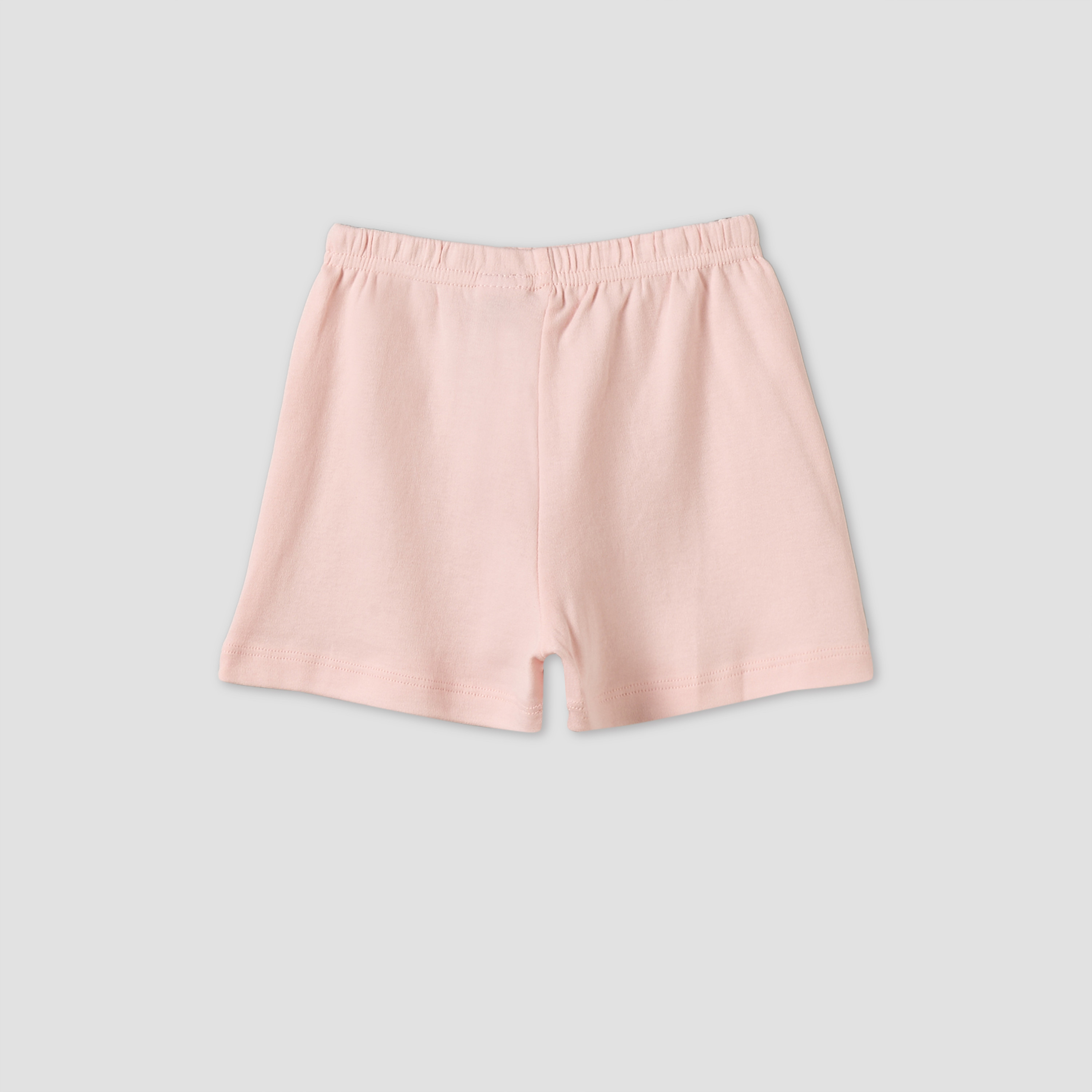Pack of 3 Juniors Knee Length Elasticated Waist Shorts with Bow Accent-baby-girls-clothing-bottoms-shorts-image-3