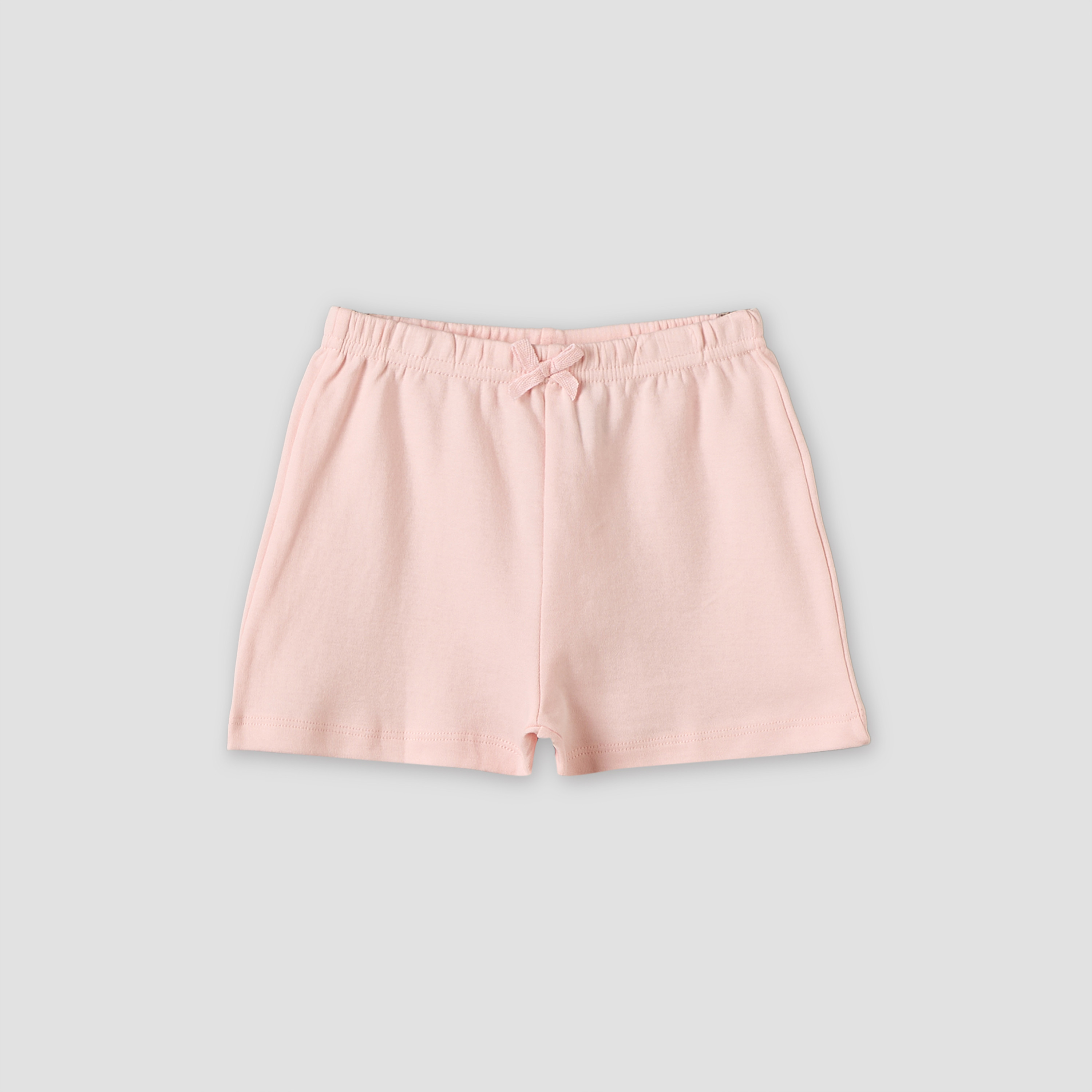 Pack of 3 Juniors Knee Length Elasticated Waist Shorts with Bow Accent-baby-girls-clothing-bottoms-shorts-image-4