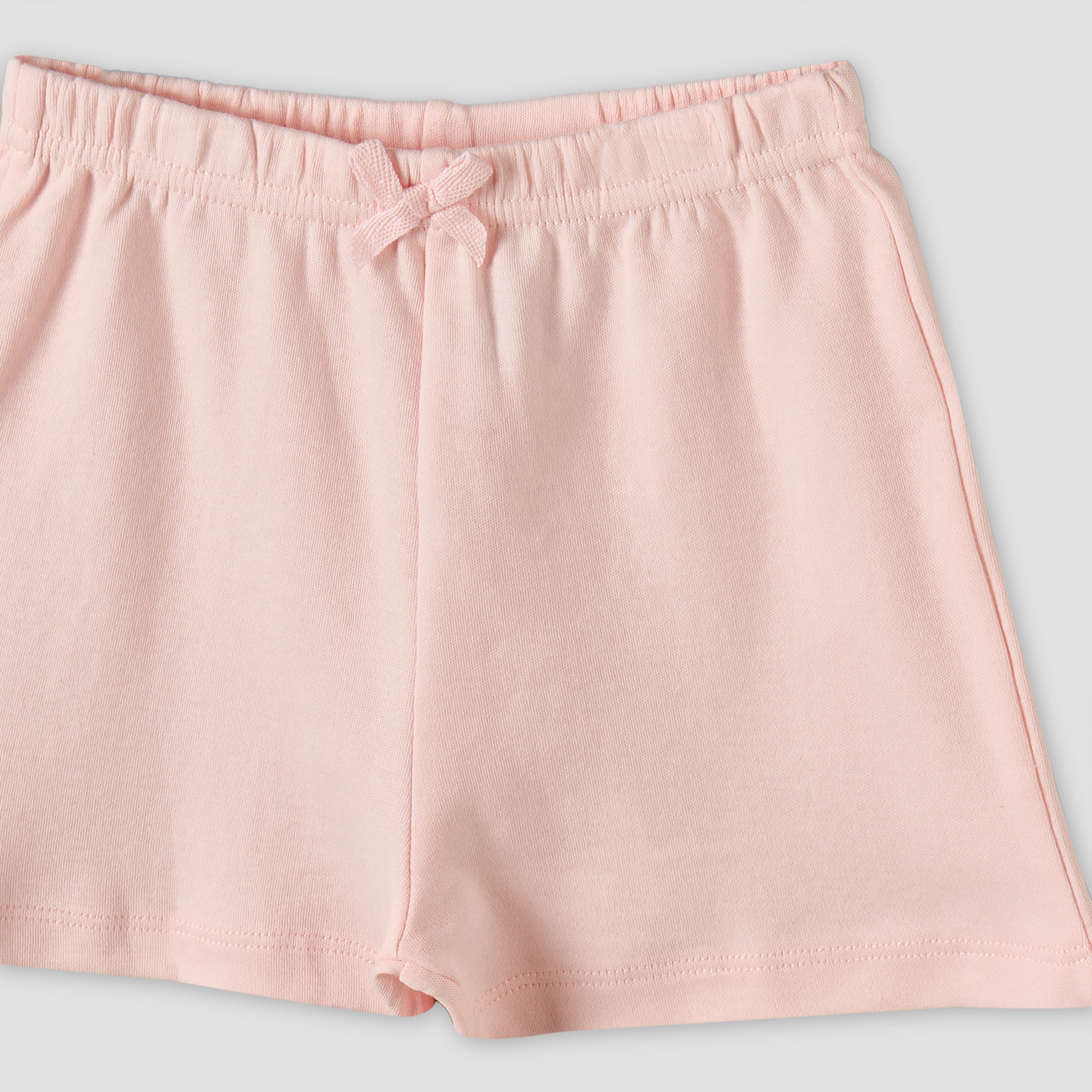 Pack of 3 Juniors Knee Length Elasticated Waist Shorts with Bow Accent-baby-girls-clothing-bottoms-shorts-image-5