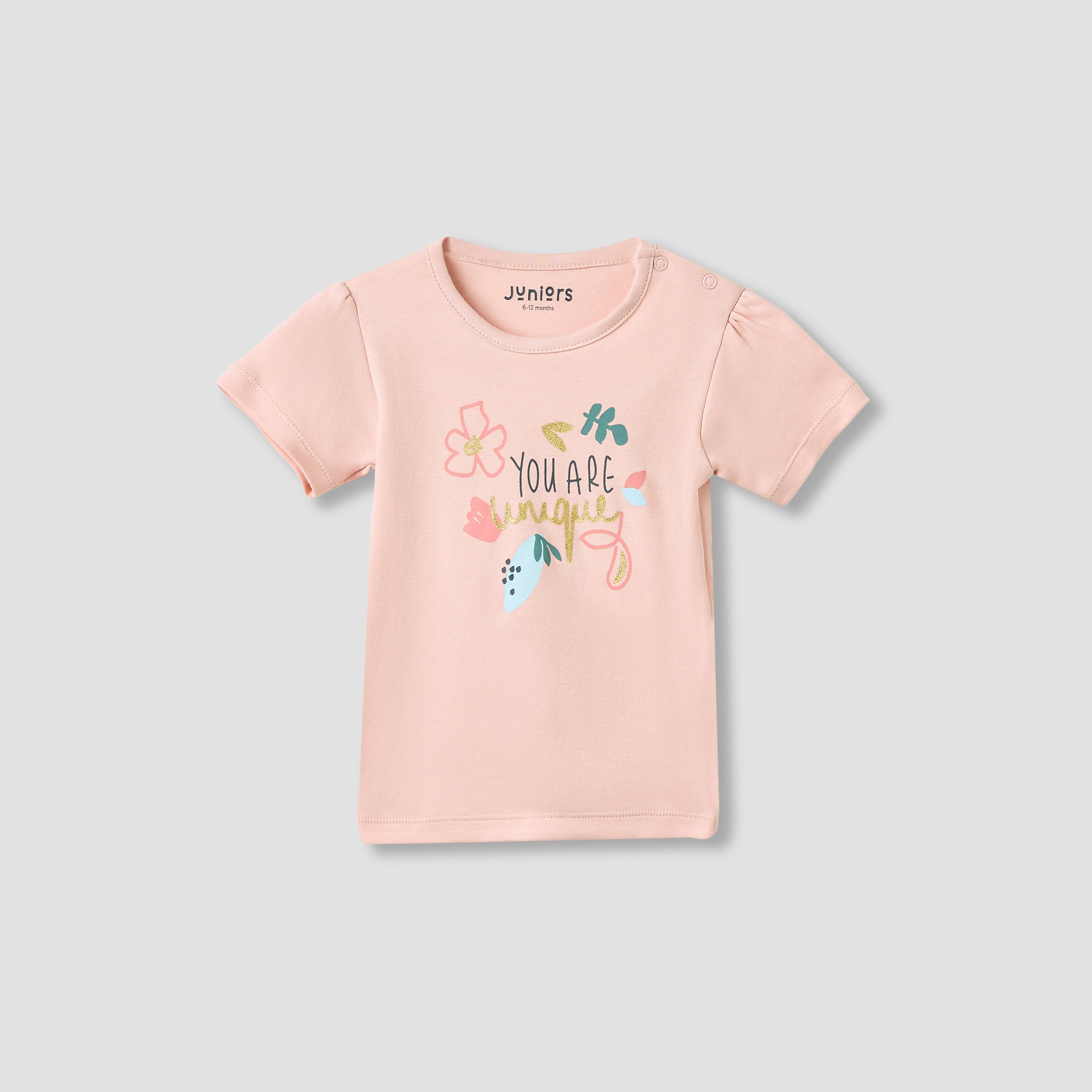 Juniors Boys Crew Neck T-shirt with Print - Cotton - Short Sleeves - Set of 5-baby-boys-clothing-multipacks-image-2