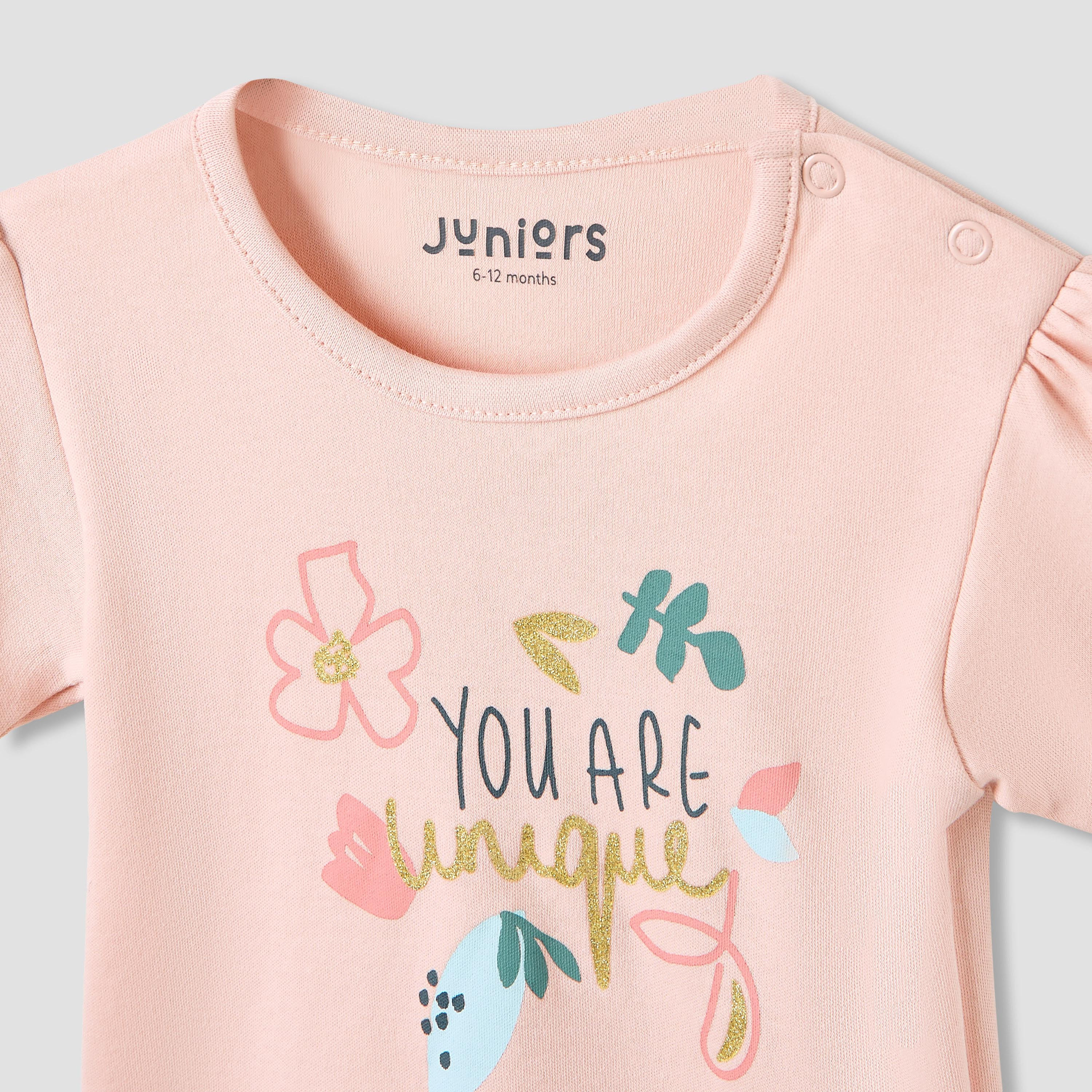 Juniors Boys Crew Neck T-shirt with Print - Cotton - Short Sleeves - Set of 5-baby-boys-clothing-multipacks-image-7