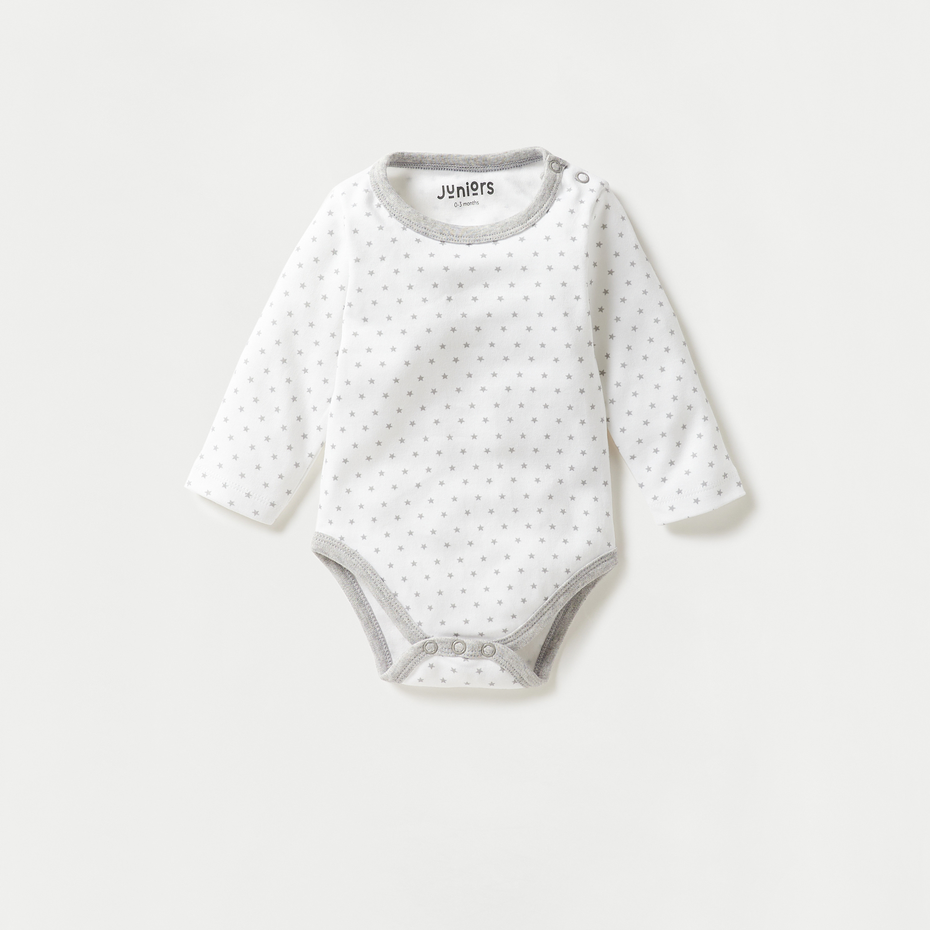 بودي سوت بأكمام طويلة وطبعات من جونيورز- طقم 3 قطع-baby-boys-clothing-bodysuits-image-3