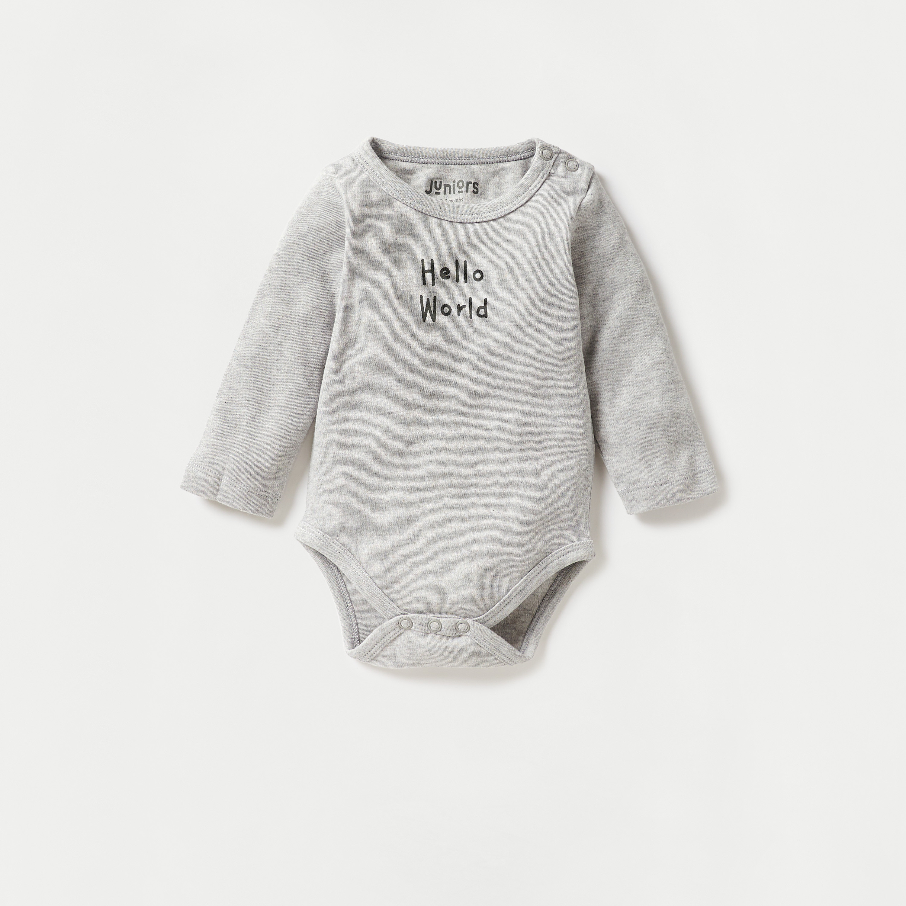 Grey baby hot sale bodysuit