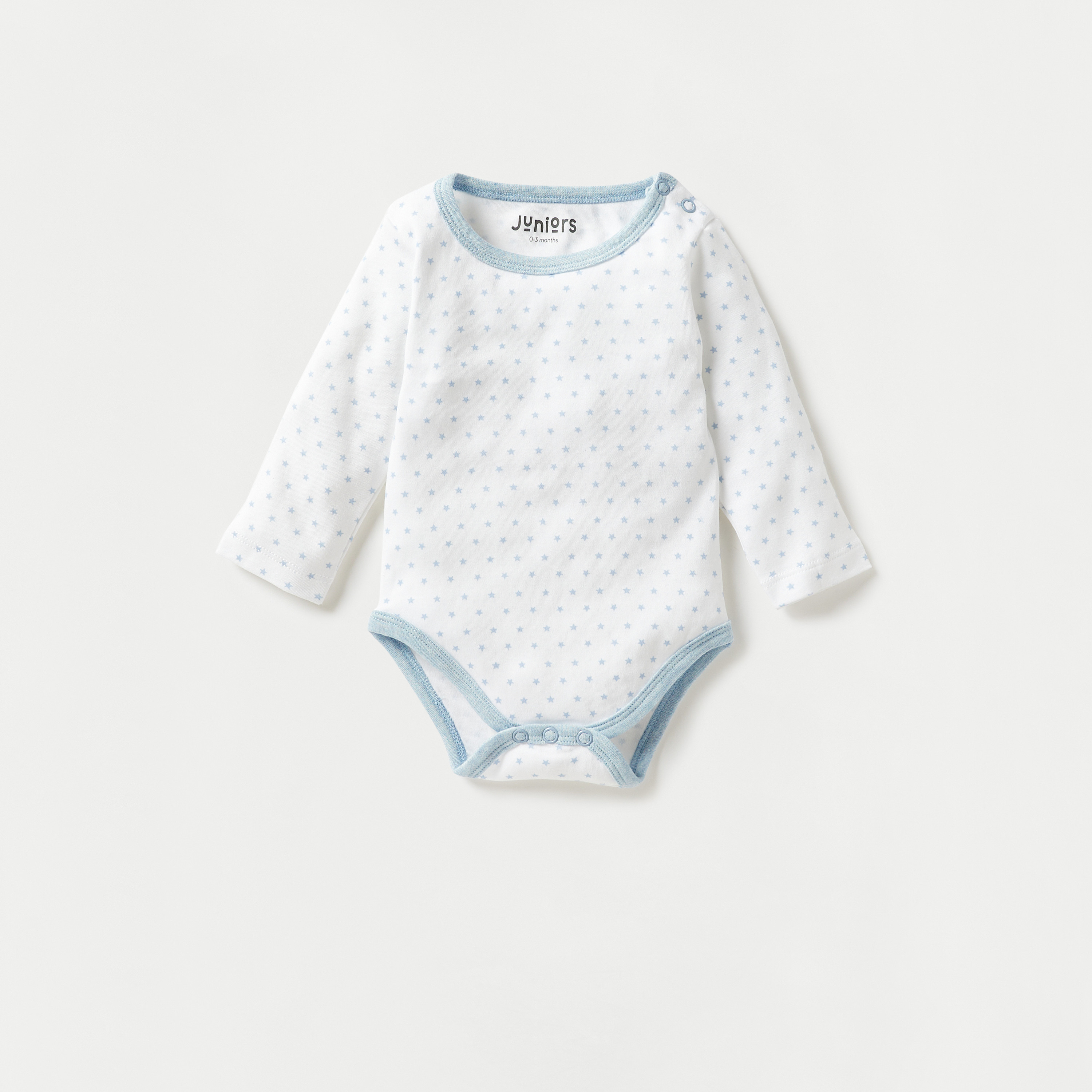 Juniors Printed Bodysuit with Long Sleeves - Set of 3-baby-boys-clothing-bodysuits-image-2