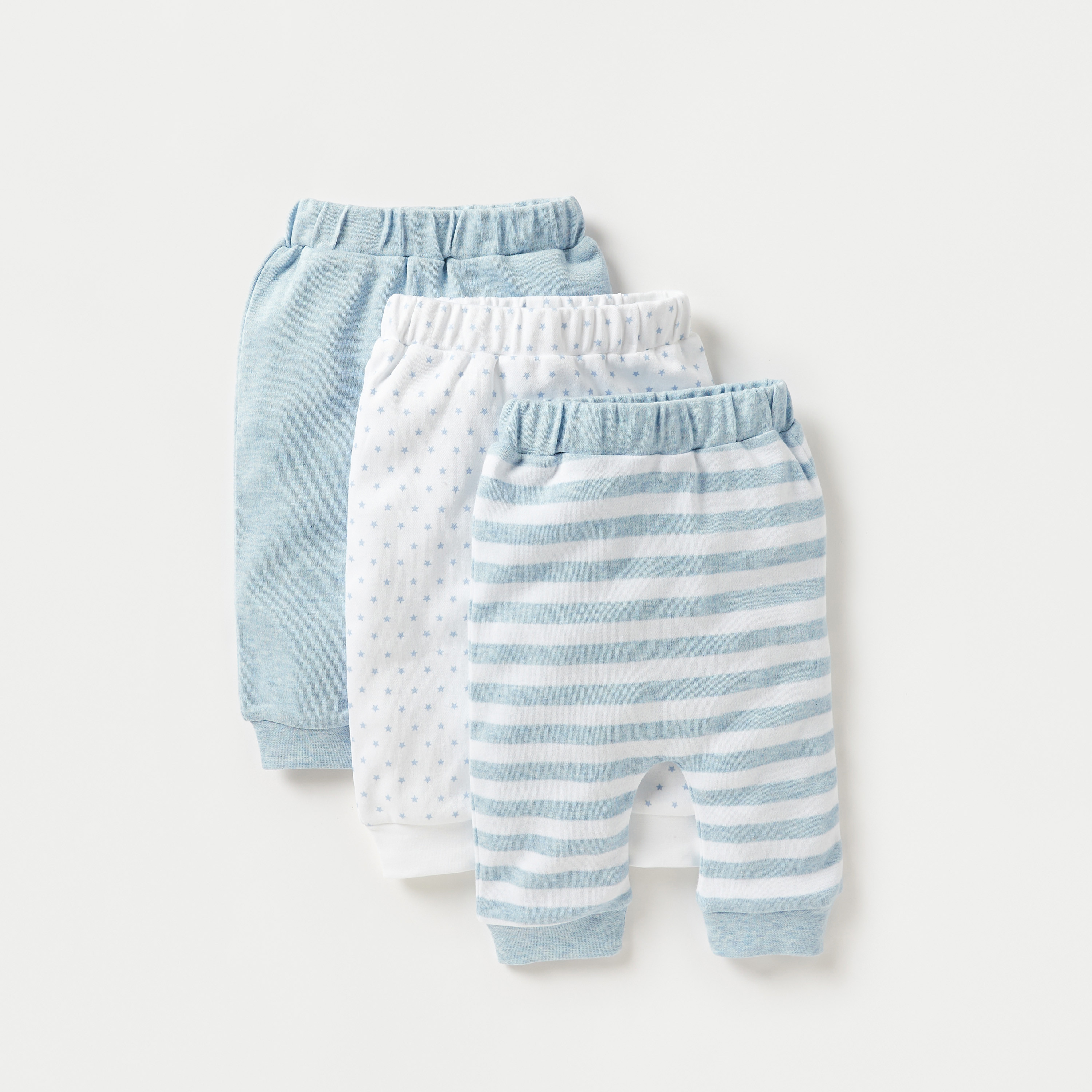 بناطيل رياضية بخصر مطّاطي وطبعات من جونيورز - طقم من 3 قطع-baby-boys-clothing-bottoms-joggersandtrackpants-image-1
