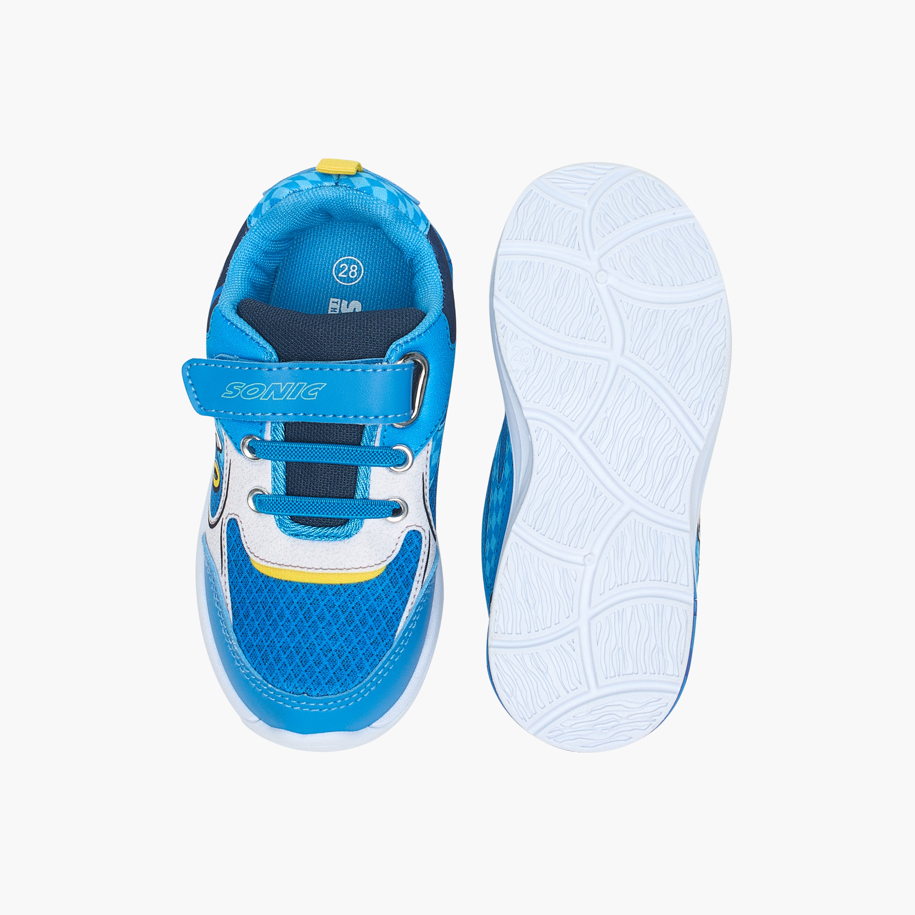 حذاء سنيكرز بشريط إغلاق لاصق وطبعات سونيك-boys-shoes-sneakers-image-4