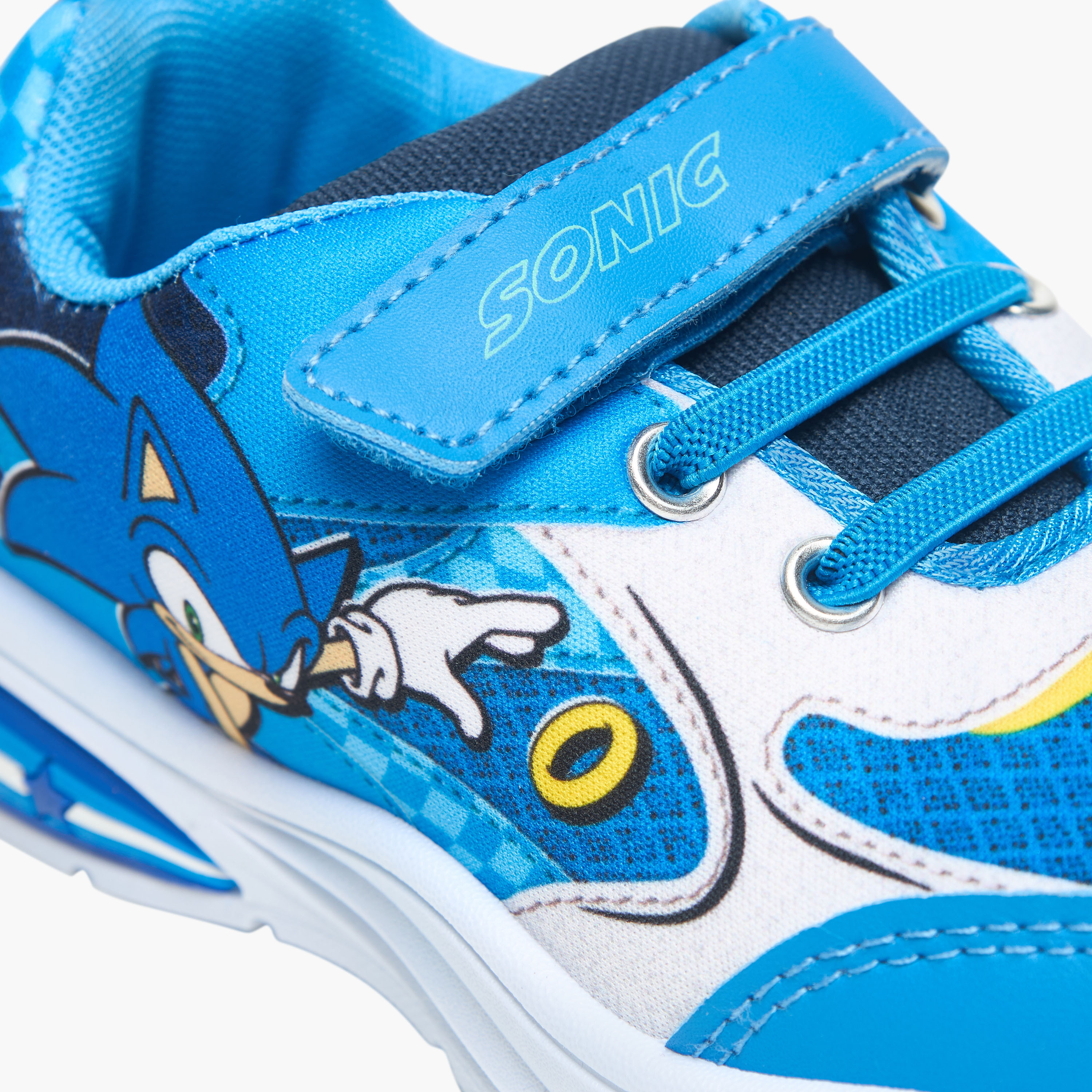 حذاء سنيكرز بشريط إغلاق لاصق وطبعات سونيك-boys-shoes-sneakers-image-5
