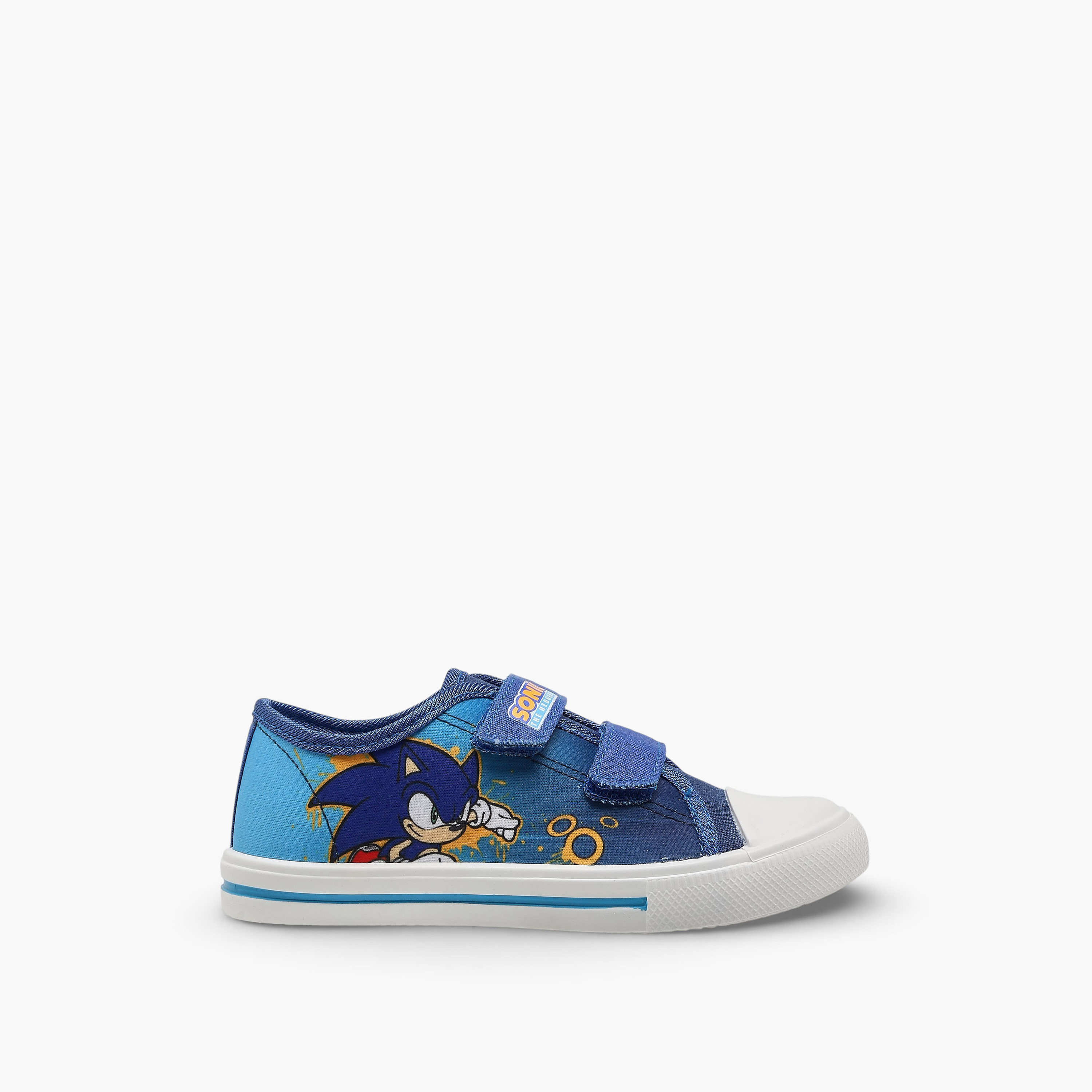 Sonic Boys Hook & Loop Ankle Sneakers-boys-shoes-sneakers-image-3