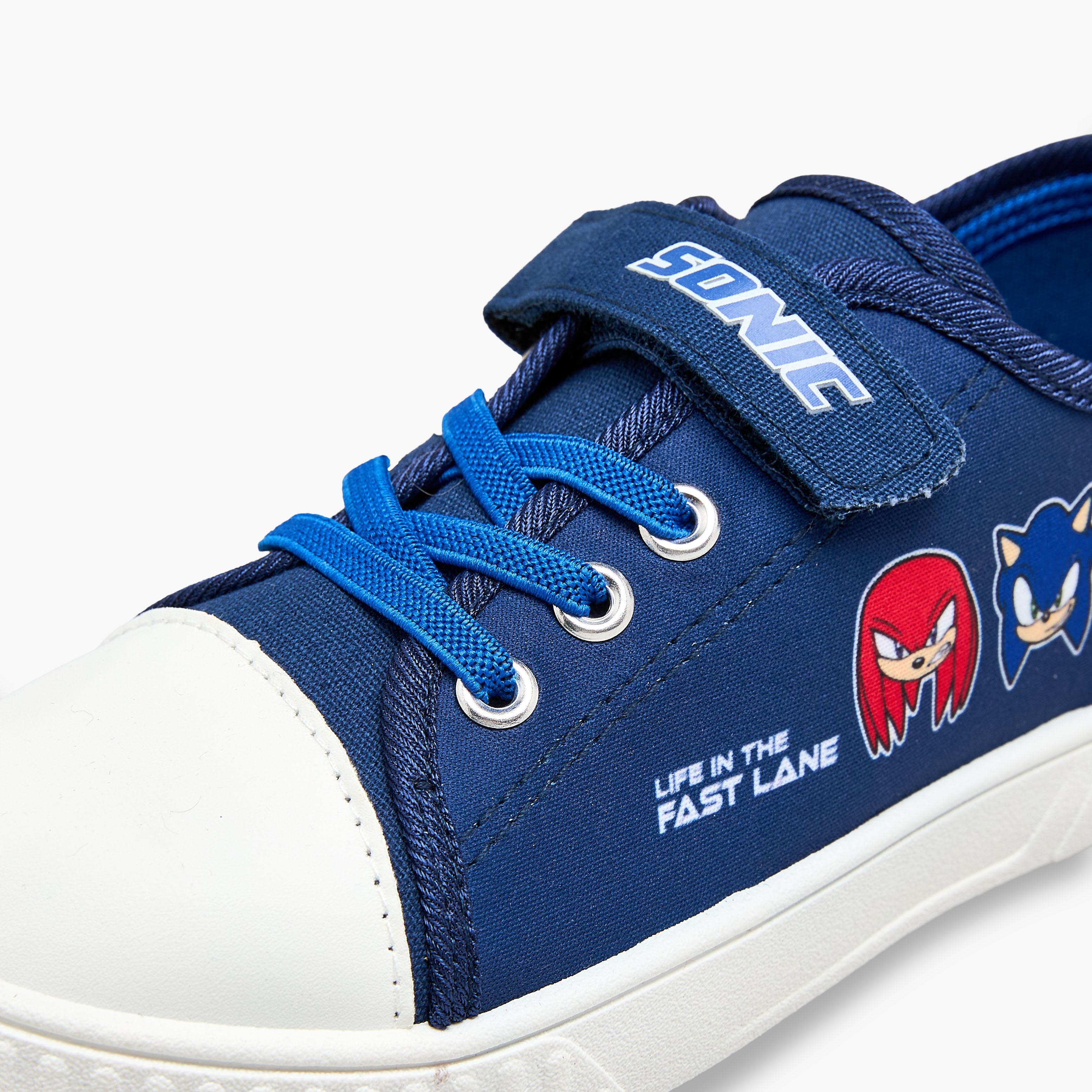 Sonic Boys Hook & Loop Ankle Sneakers-boys-shoes-sneakers-image-5