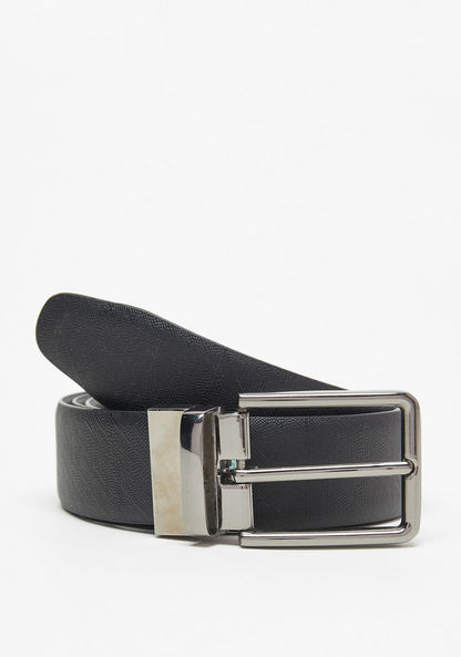 Duchini Solid Leather Belt with Pin Buckle Closure-Men%27s Belts-image-2