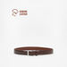 Duchini Textured Leather Belt with Pin Buckle Closure-Men%27s Belts-thumbnailMobile-0