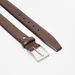 Duchini Textured Leather Belt with Pin Buckle Closure-Men%27s Belts-thumbnailMobile-3