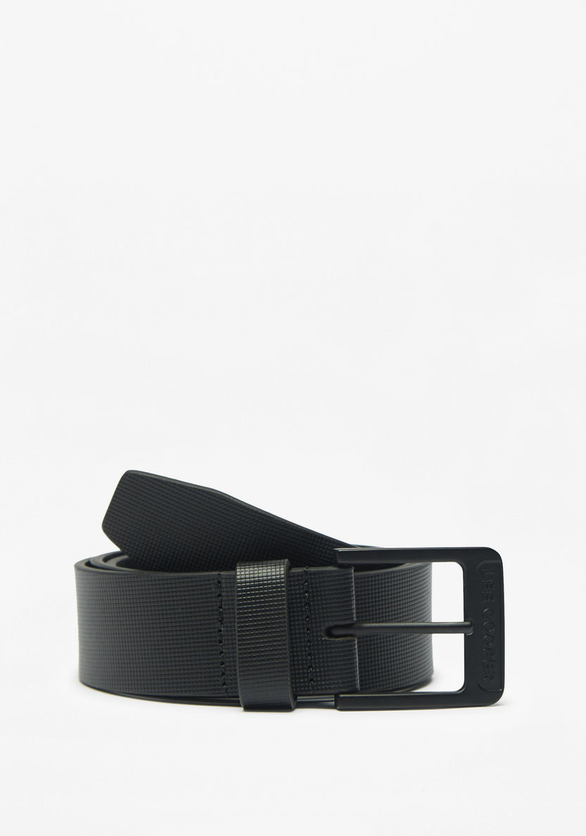 Lee Cooper Leather Belt with Pin Buckle Closure-Men%27s Belts-image-2