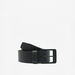 Lee Cooper Textured Belt with Pin Buckle Closure-Men%27s Belts-thumbnailMobile-2