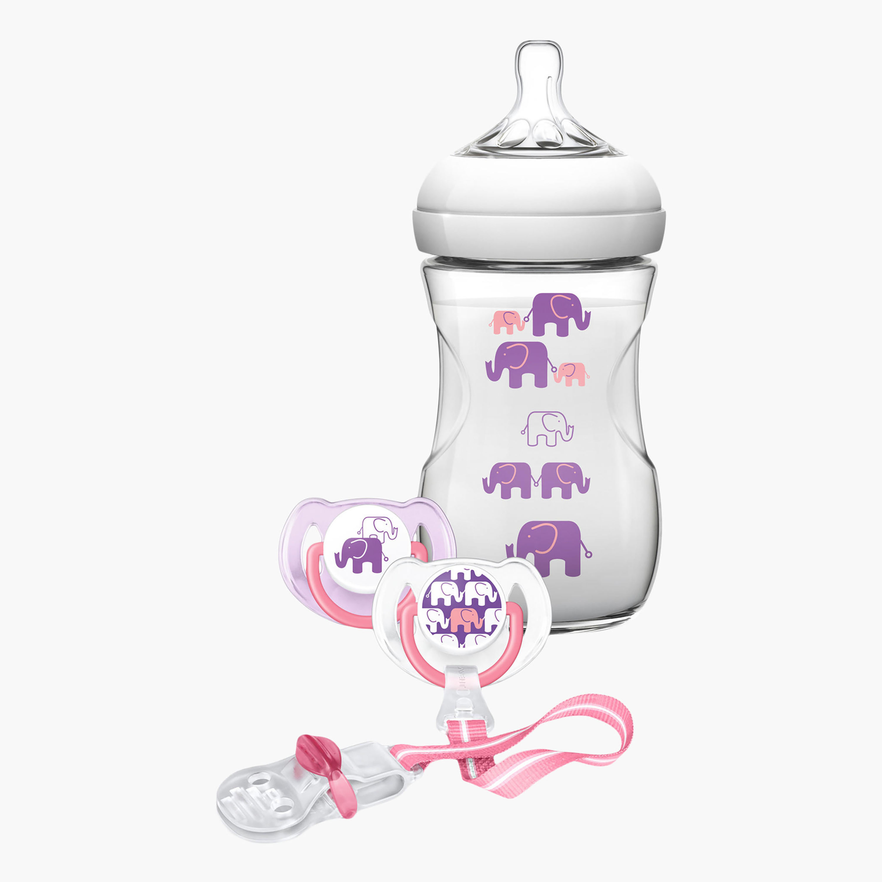 مجموعة جهاز تعقيم كهربائي 2 في 1 وقارورة طبيعية بطبعات فيل من فيليبس أفينت-baby-feeding-sterilizersandwarmers-image-3