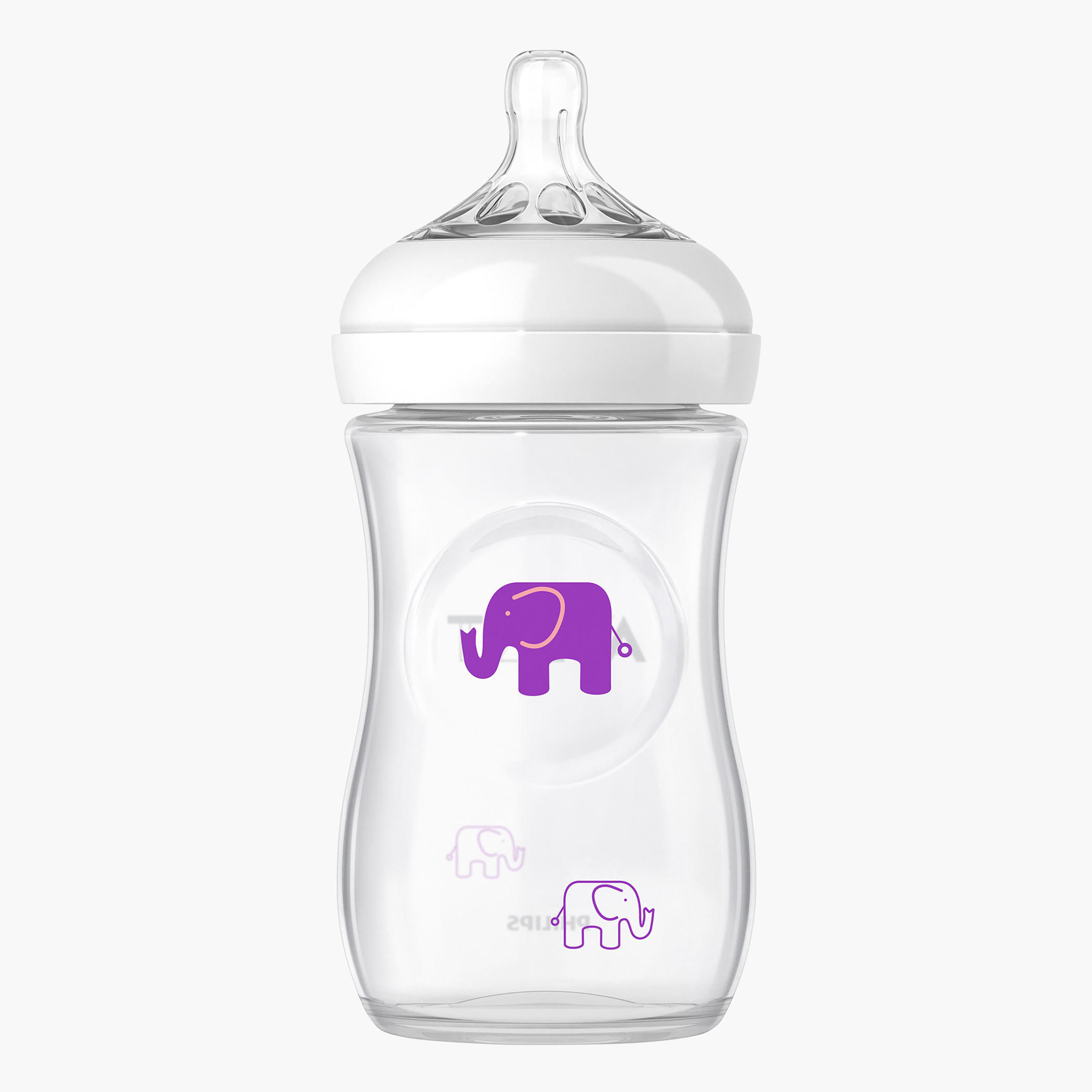 مجموعة جهاز تعقيم كهربائي 2 في 1 وقارورة طبيعية بطبعات فيل من فيليبس أفينت-baby-feeding-sterilizersandwarmers-image-4
