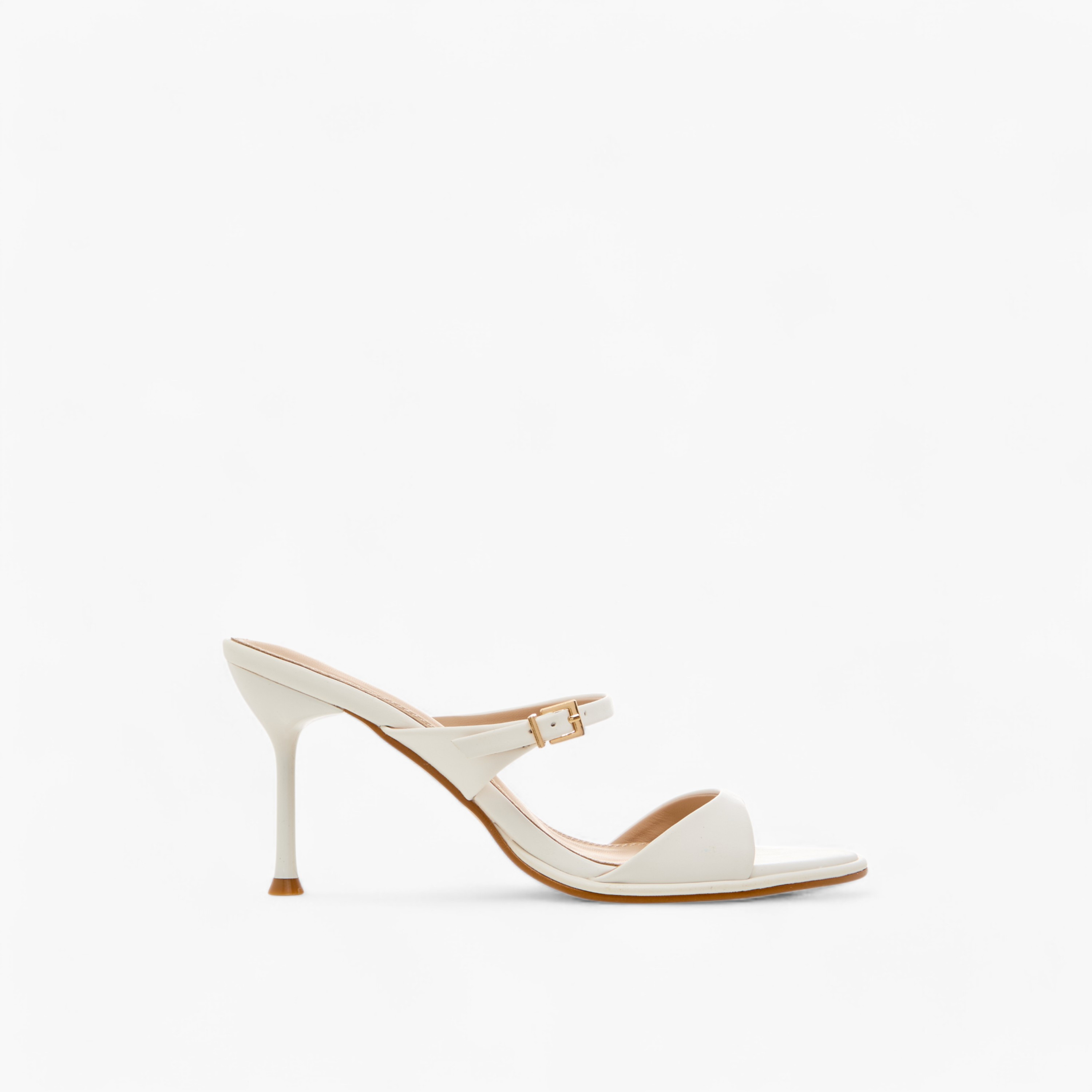 Flora Bella Solid Slip-On Sandals with Stiletto Heels and Buckle Detail-women-shoes-sandals-heeled-image-3