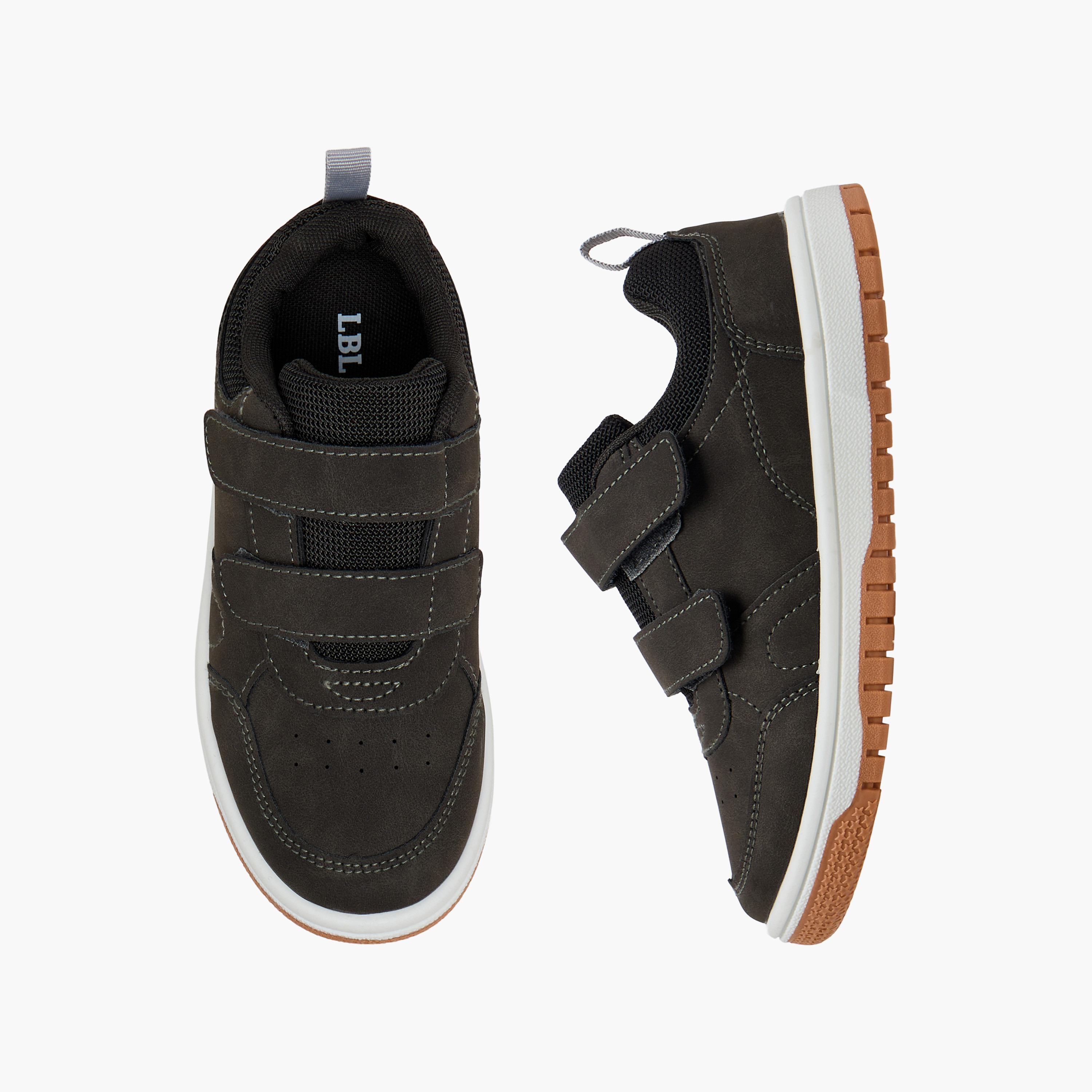 حذاء سنيكرز للكاحل بشريط إغلاق لاصق للأولاد من إل بي إل من شو إكسبريس-boys-shoes-sneakers-image-5