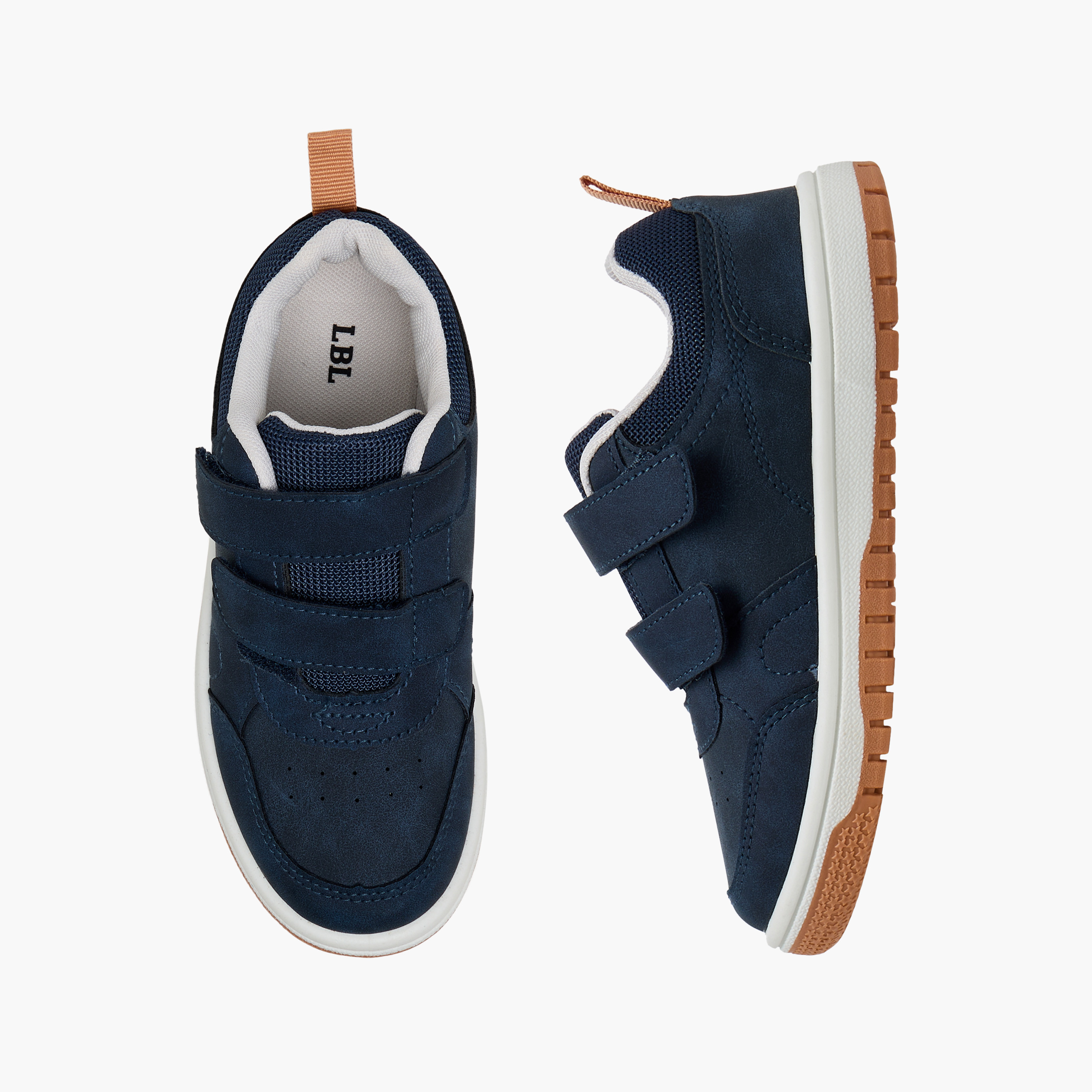 LBL by Shoexpress Boys Hook & Loop Ankle Sneakers-boys-shoes-sneakers-image-1