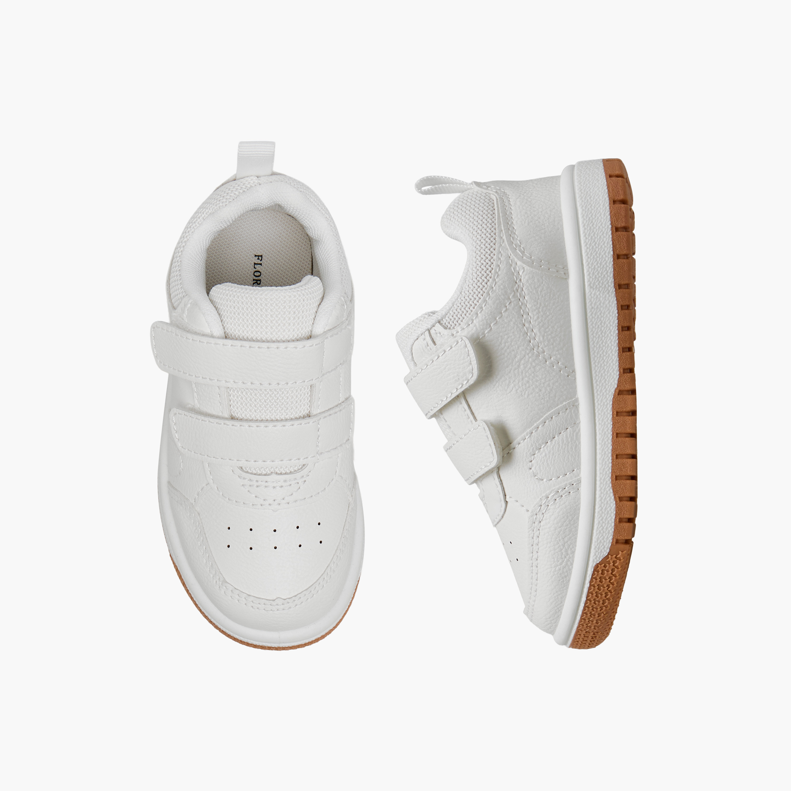 حذاء سنيكرز للكاحل بشريط إغلاق لاصق للبنات من فلورا بيلا-girls-shoes-sneakers-image-5