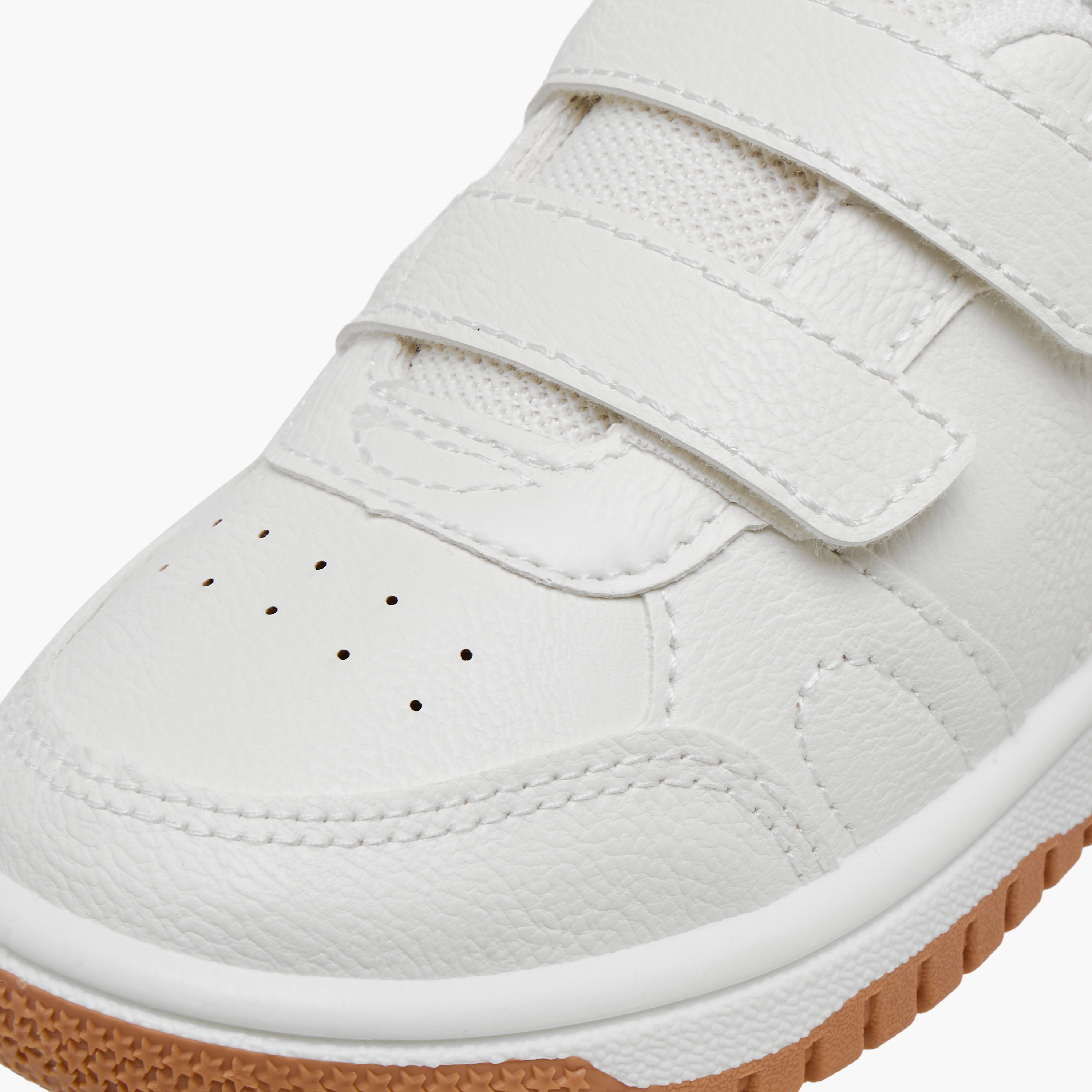 حذاء سنيكرز للكاحل بشريط إغلاق لاصق للبنات من فلورا بيلا-girls-shoes-sneakers-image-2