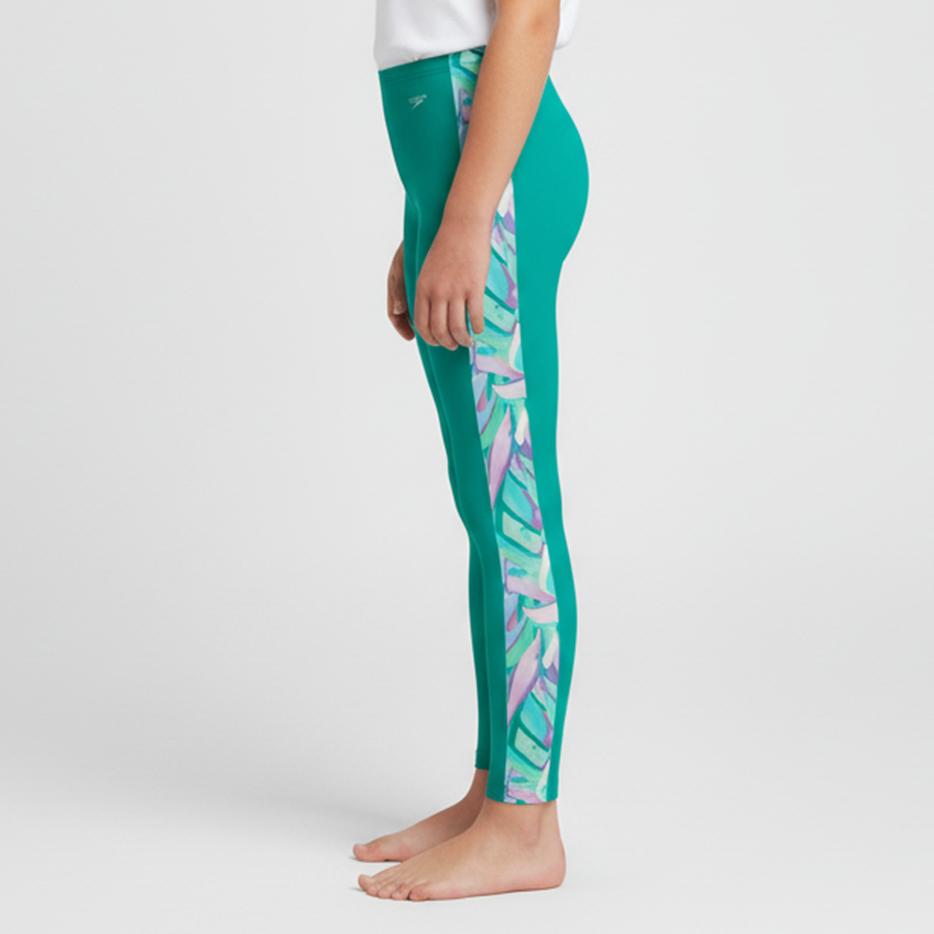 Speedo Girls Printed Panel Legging-girls-clothing-sportswear-swimwear-image-3