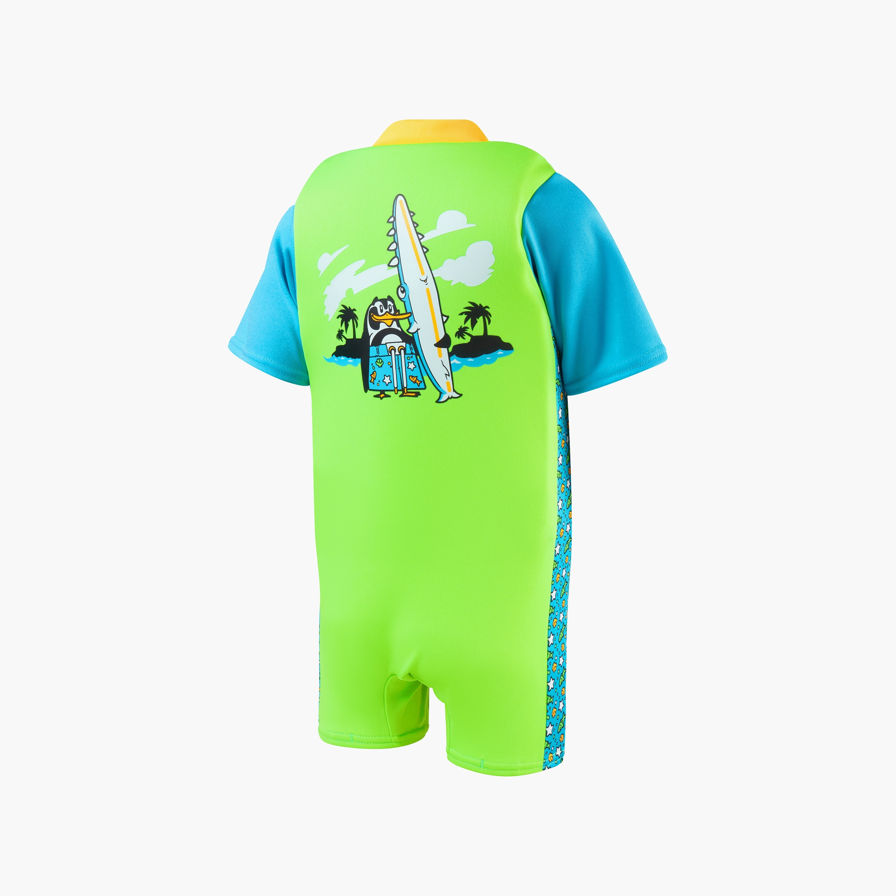 Speedo Character Printed Float Suit, Kids Boys-sports-boys-clothing-swimwear-image-10