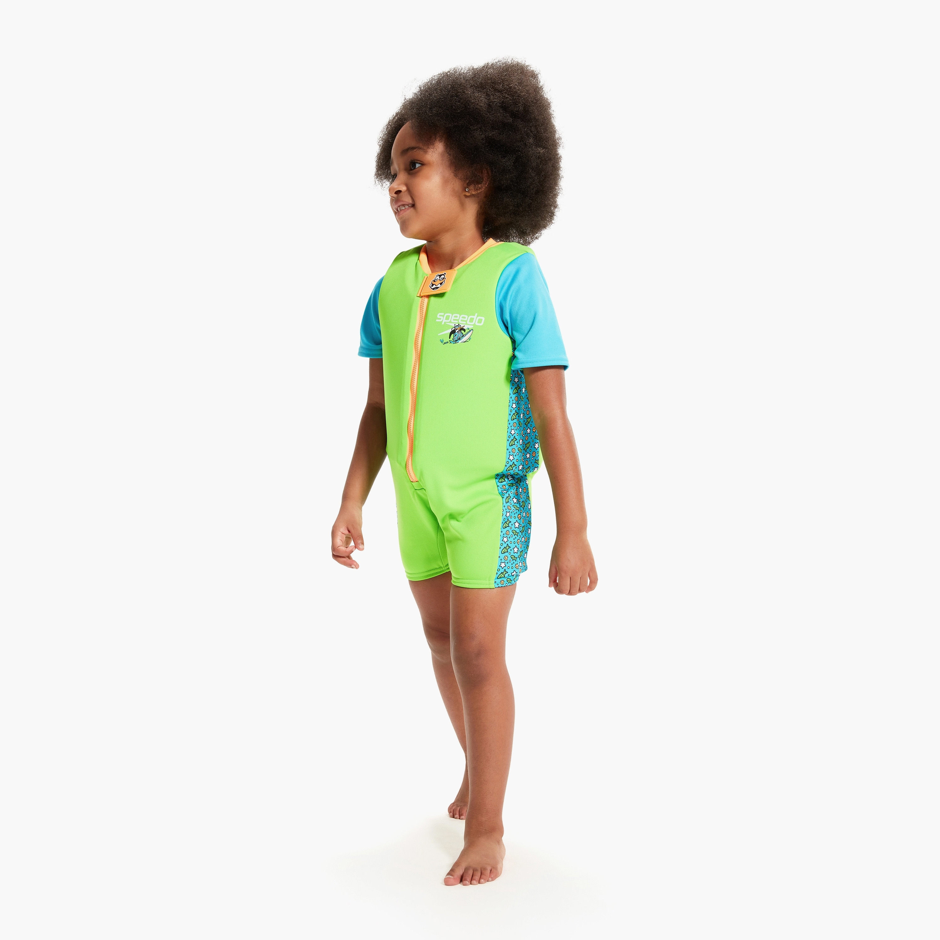 Speedo Character Printed Float Suit, Kids Boys-sports-boys-clothing-swimwear-image-3
