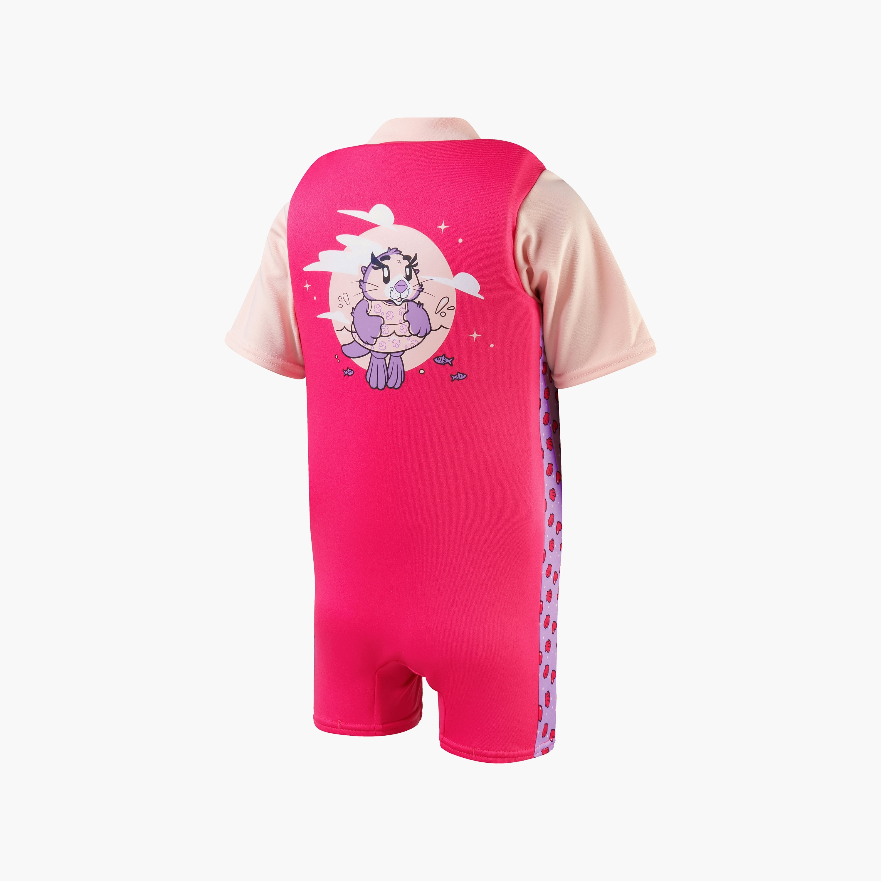 Speedo Character Printed Float Suit, Kids Girls-girls-clothing-swimwear-image-8