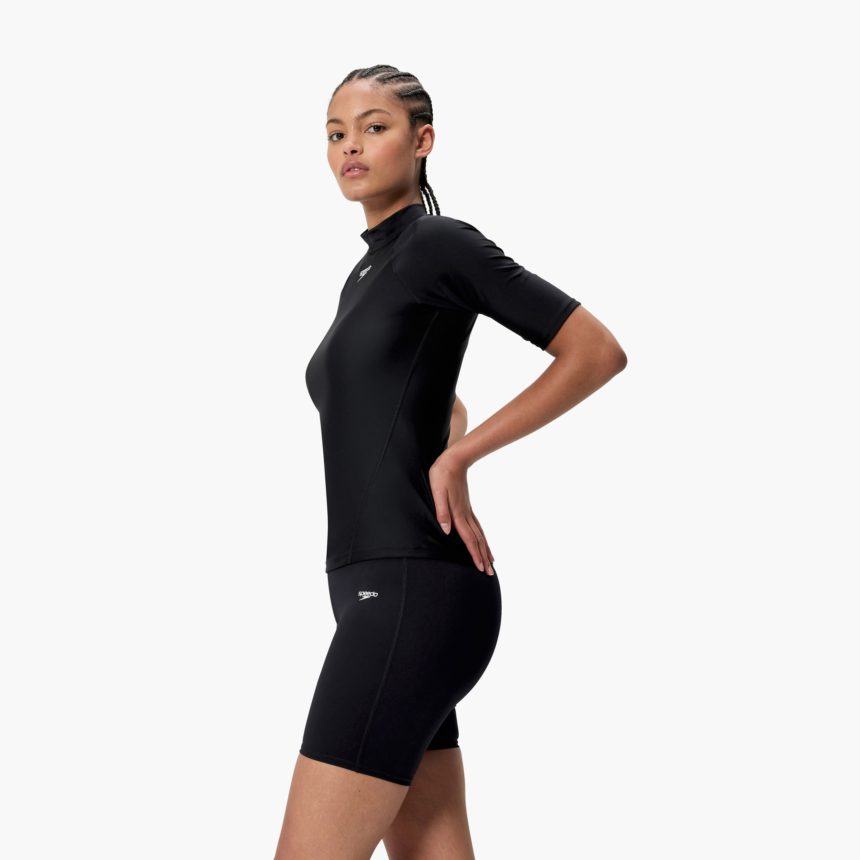 Speedo Womens Logo Short Sleeve Rashguard-women-clothing-swimandbeach-swimsuits-image-3