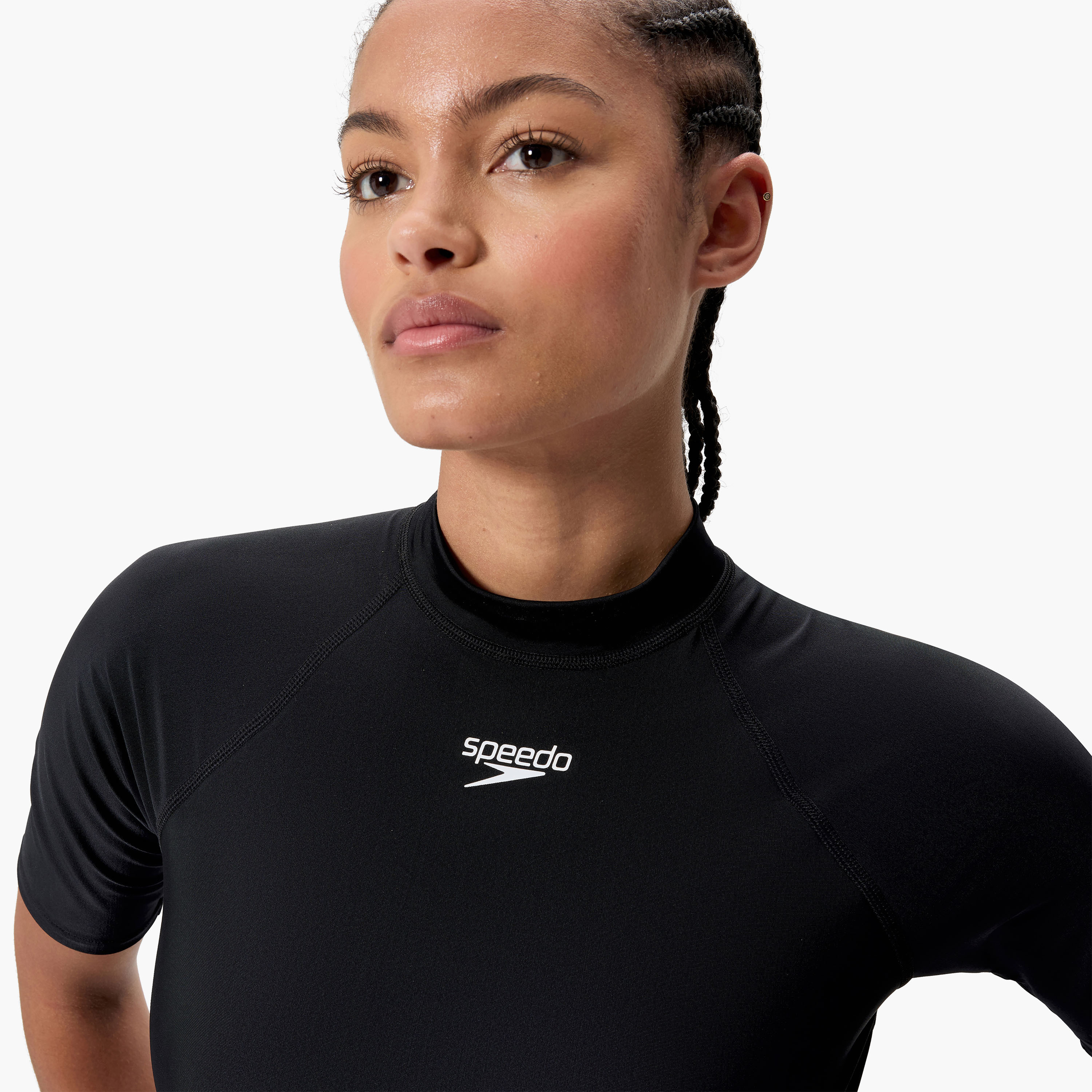 Speedo Womens Logo Short Sleeve Rashguard-women-clothing-swimandbeach-swimsuits-image-4