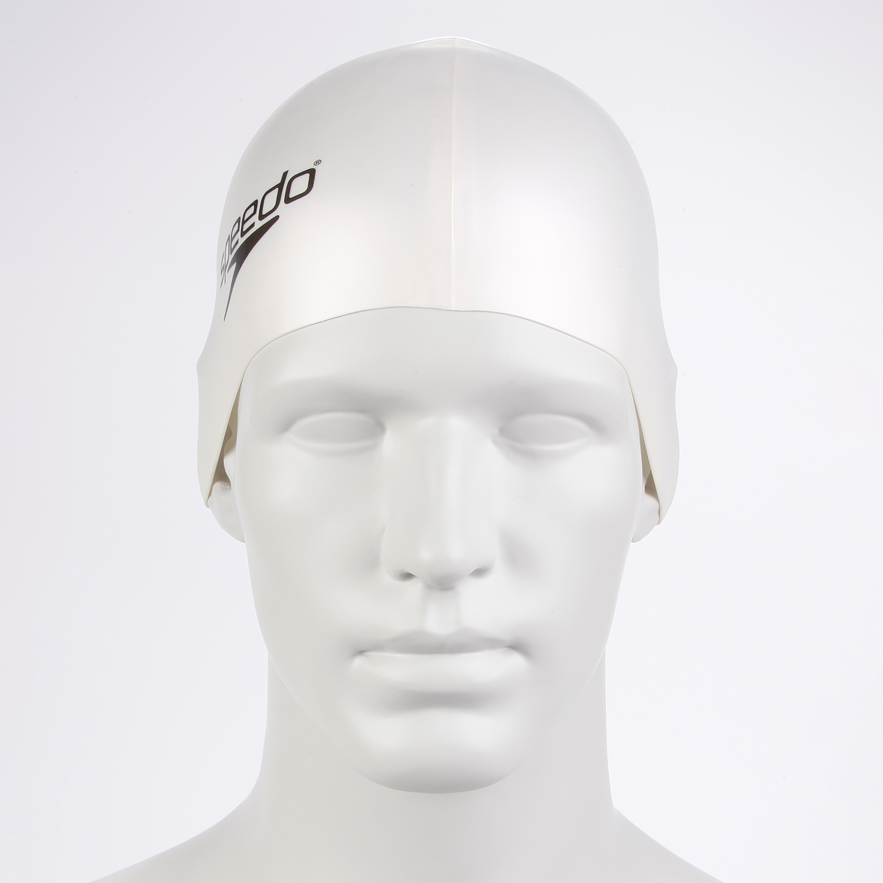 قبعة سبيدو مسطحة من السيليكون سادة للبالغين من الجنسين-women-clothing-swimandbeach-swimcaps-image-1