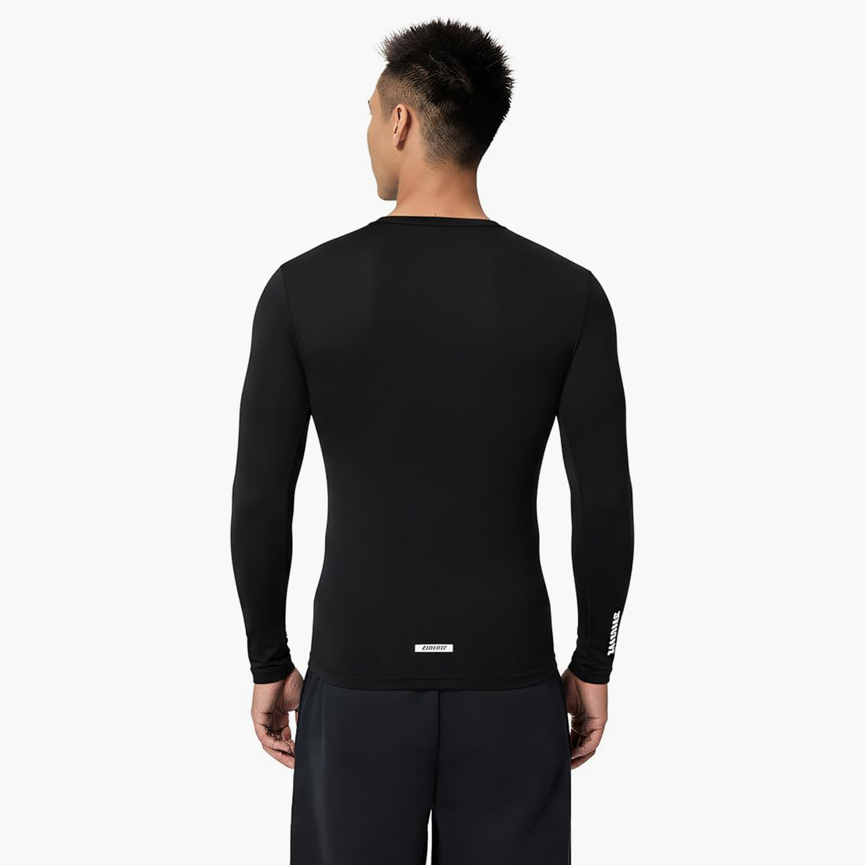 سبيدو - قميص إندورانس+ رجالي بأكمام طويلة  بشعار العلامة التجارية-men-clothing-sportswearandactivewear-tshirtsandpolos-image-2
