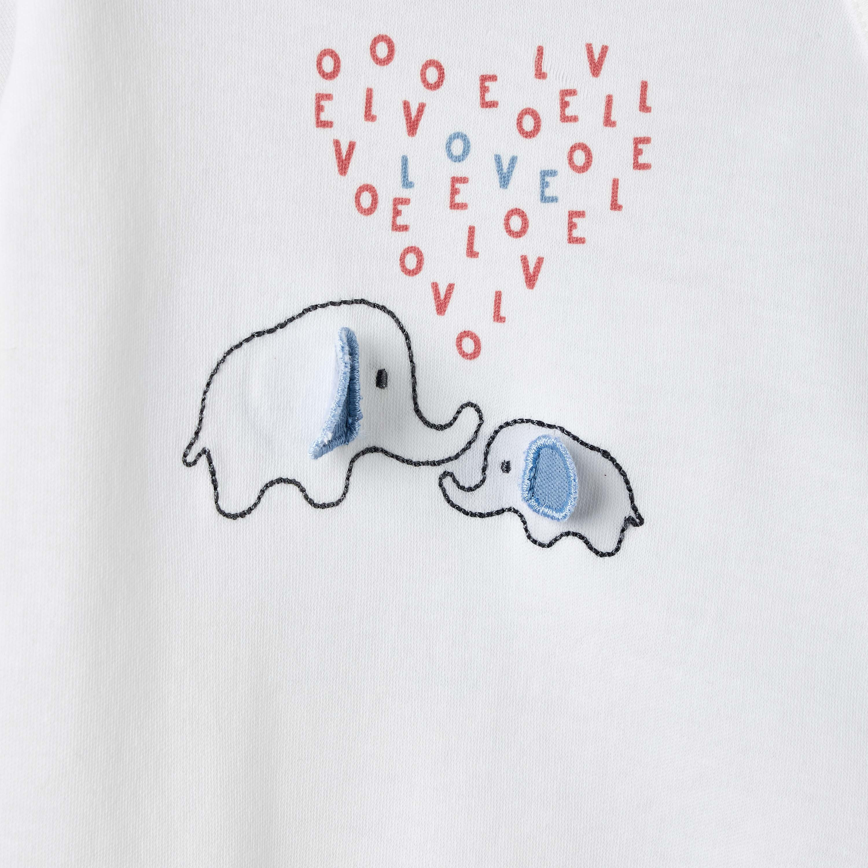 بدلة نوم قطن بياقة ضيقة وأكمام طويلة وطبعات فيل من جونيورز-baby-boys-clothing-nightwear-sleepsuits-image-6