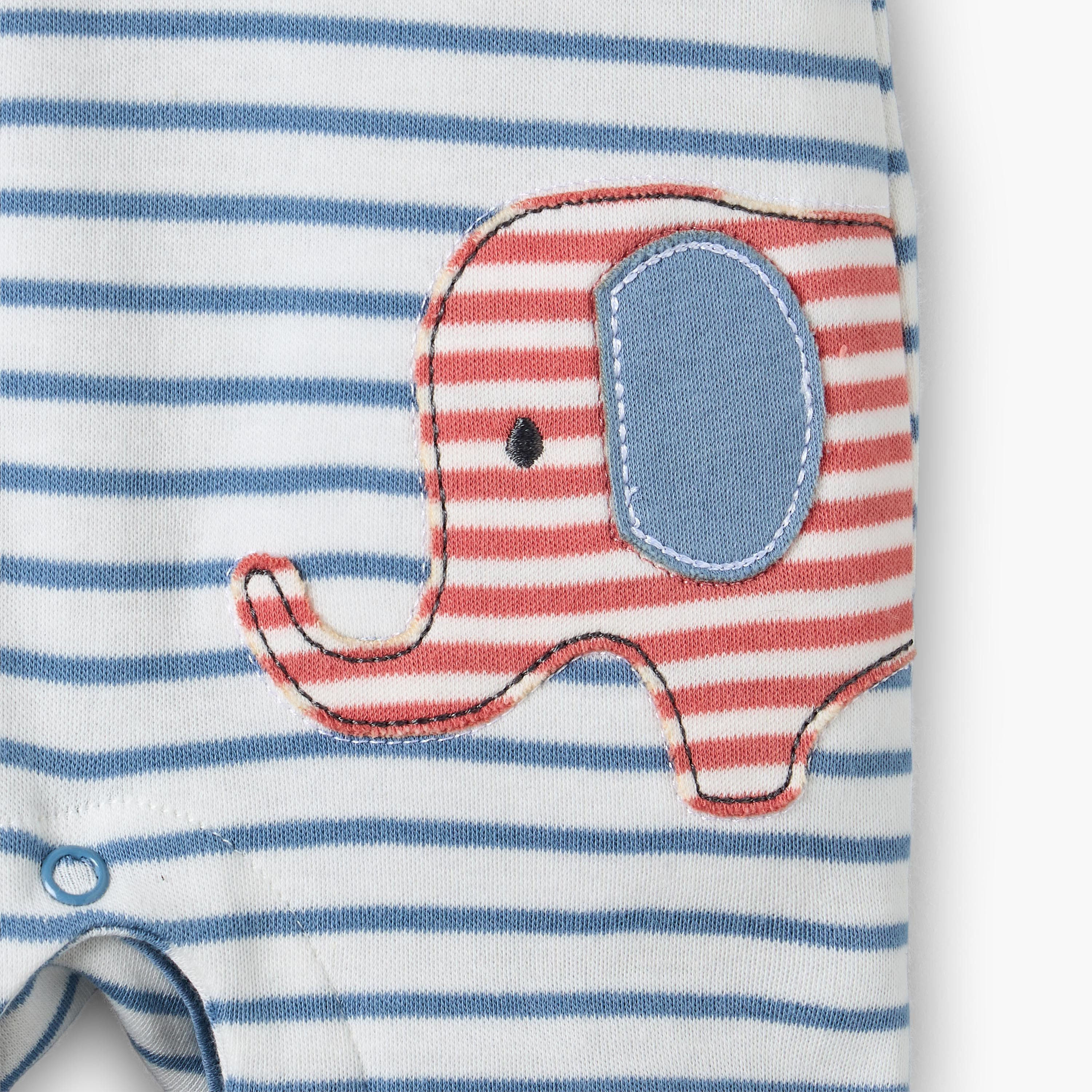 طقم تيشيرت يياقة ضيقة وأكمام قصيرة ودنغري مخطط من جونيورز-baby-boys-clothing-setsandcoords-image-8