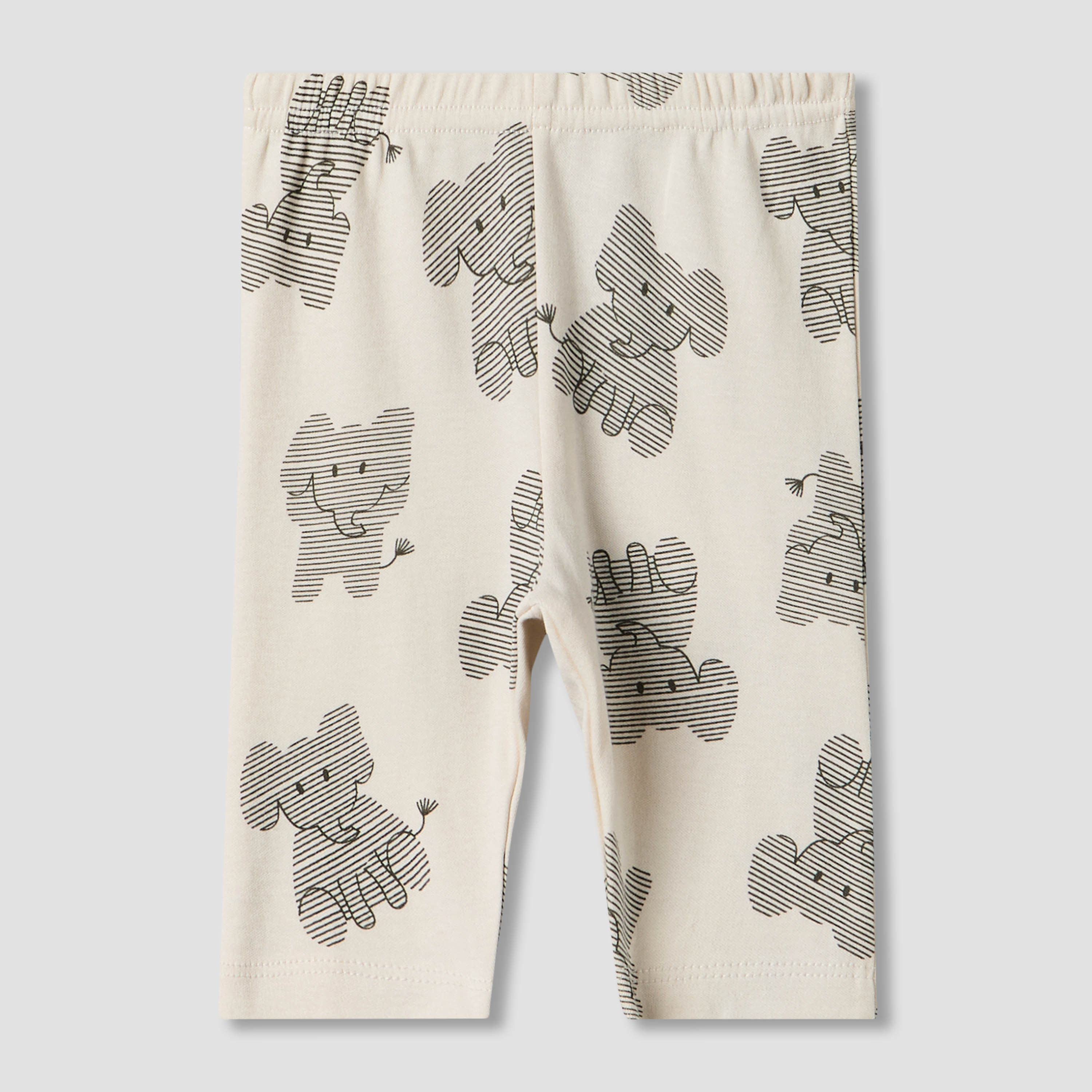 Pack of 2 Juniors Cotton Round Neck Long Sleeves Pyjama Set with Elephant Print-baby-boys-clothing-nightwear-pyjamasets-image-5