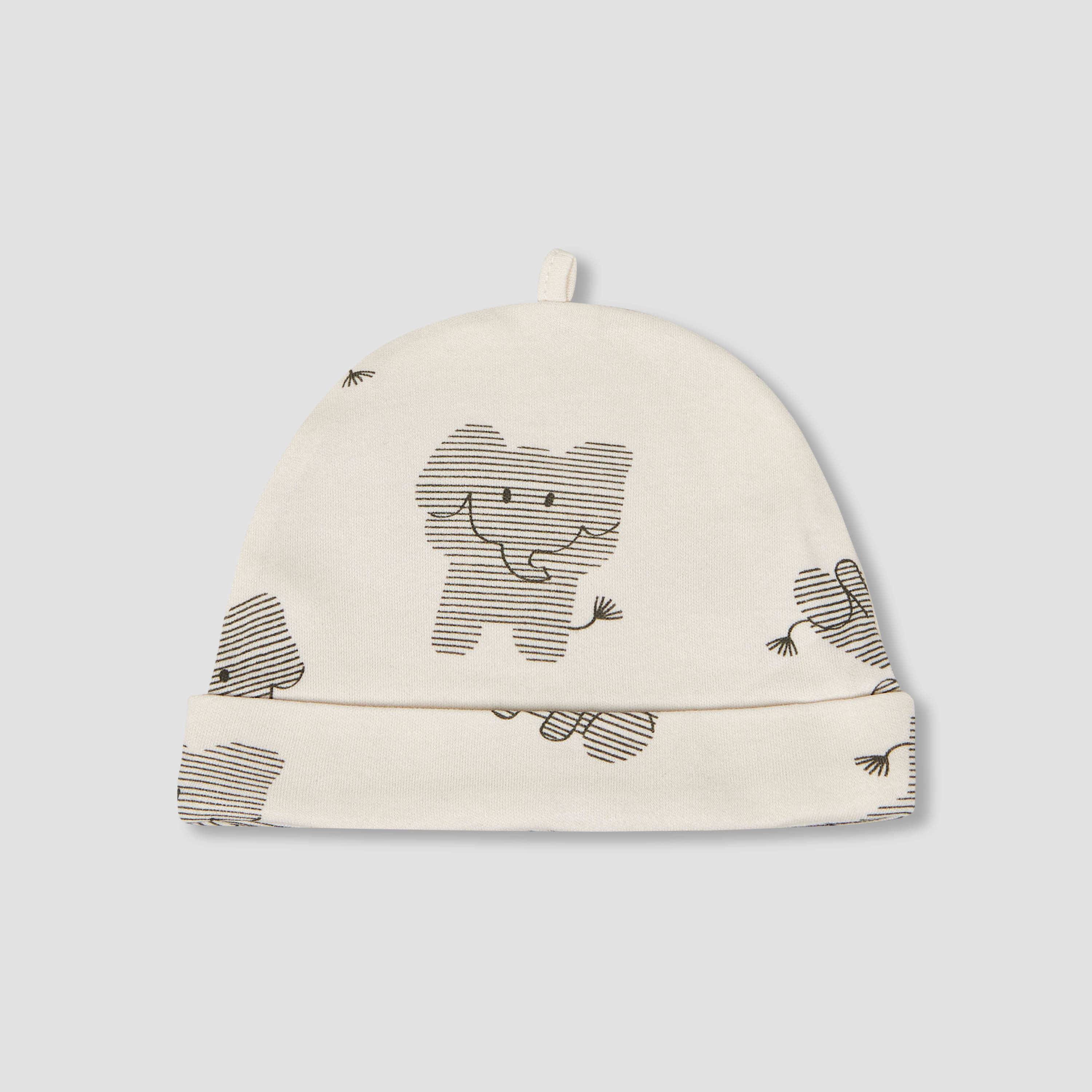 Pack of 2 Juniors Cap with Elephant Print-baby-boys-accessories-caps-image-2