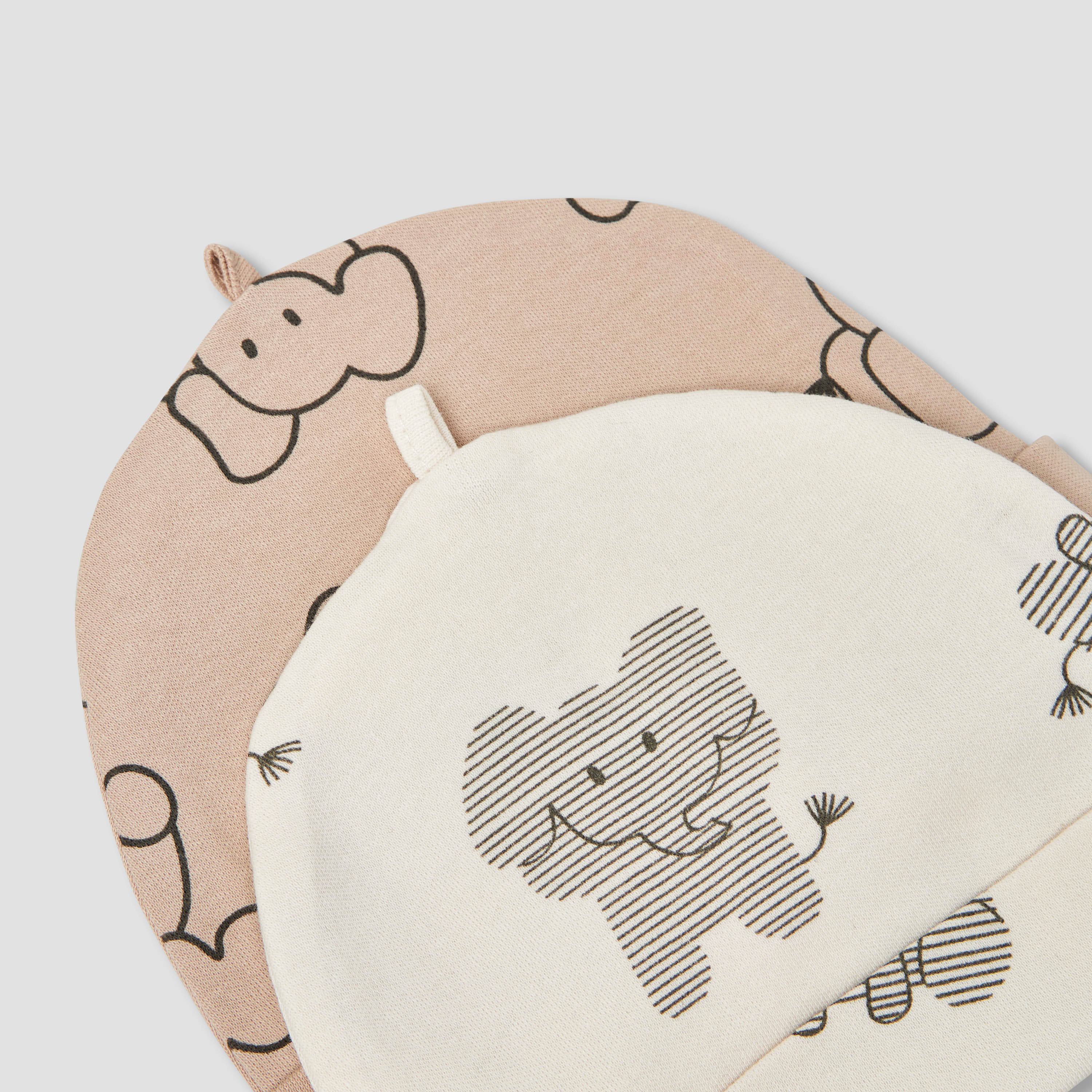 Pack of 2 Juniors Cap with Elephant Print-baby-boys-accessories-caps-image-7