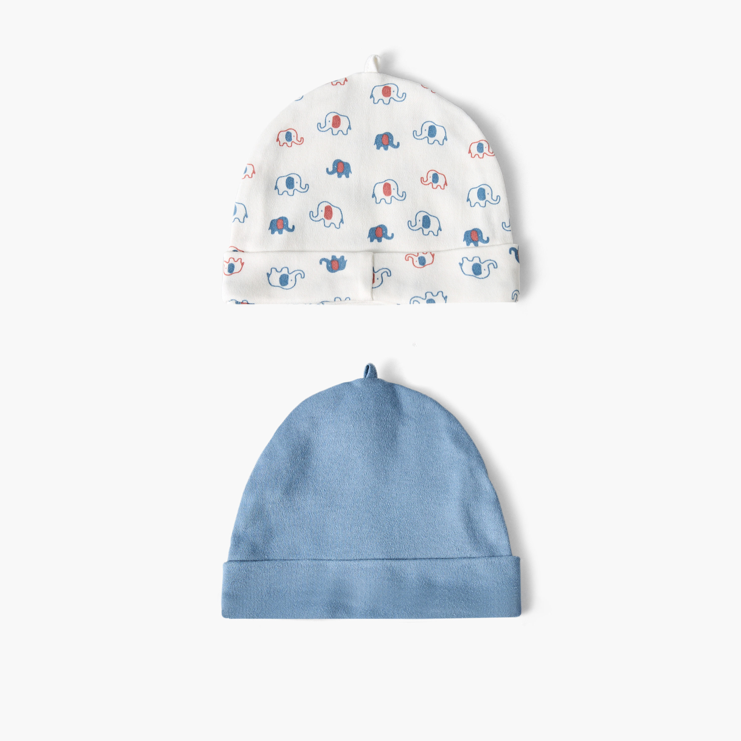 Pack of 2 Juniors Cap with Assorted Design-baby-boys-accessories-caps-image-1