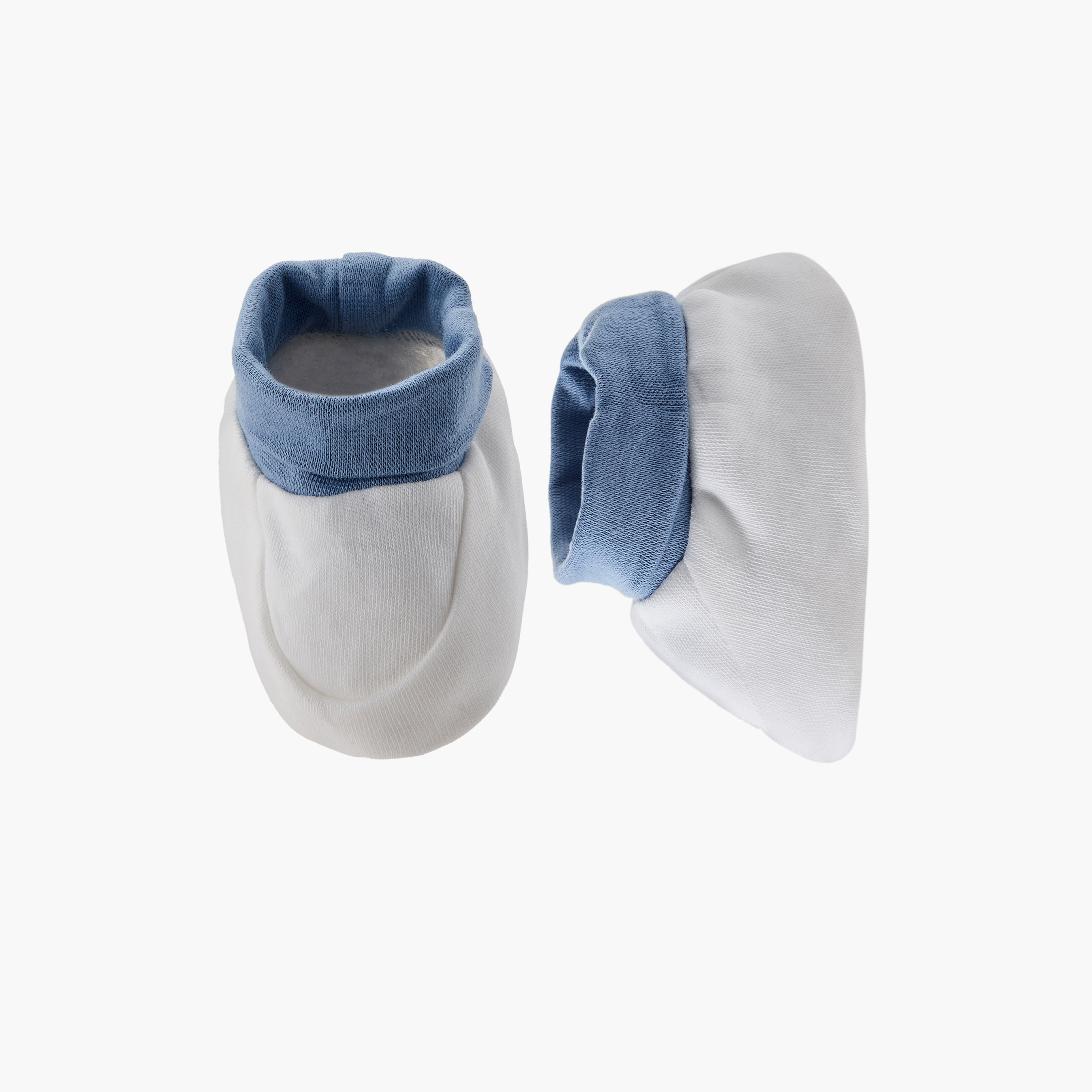 Juniors Booties with Rolled Hem-baby-boys-shoes-booties-image-1
