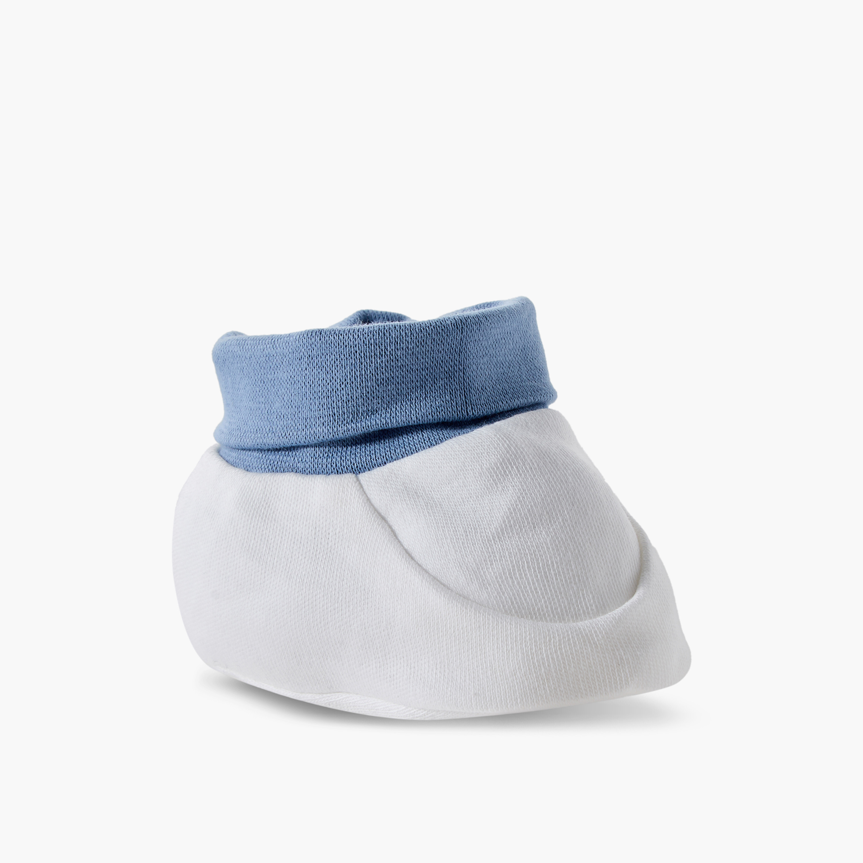 Juniors Booties with Rolled Hem-baby-boys-shoes-booties-image-2