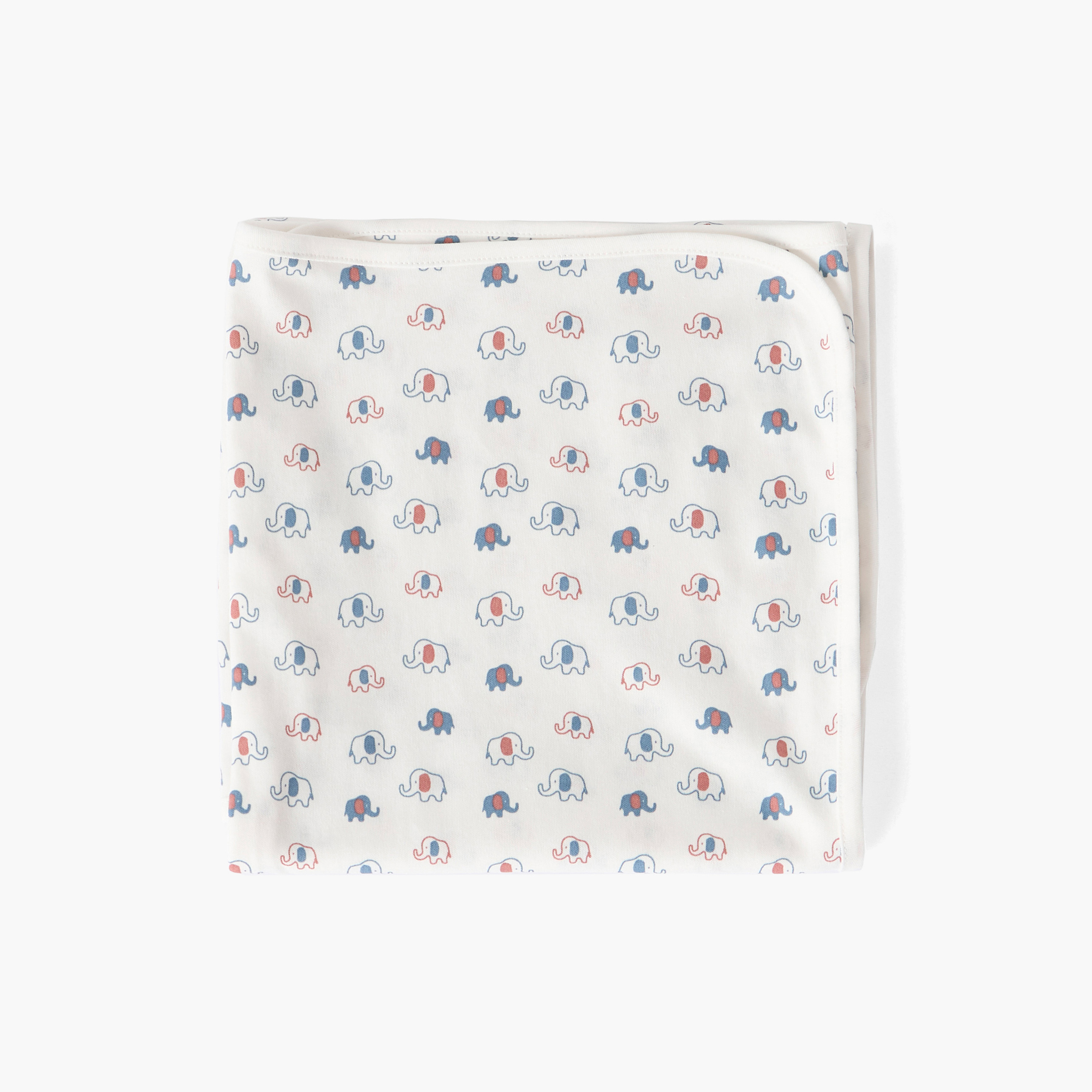 Juniors Receiving Blanket with Elephant Print-baby-nursery-blanketsandswaddles-receivingblankets-image-3