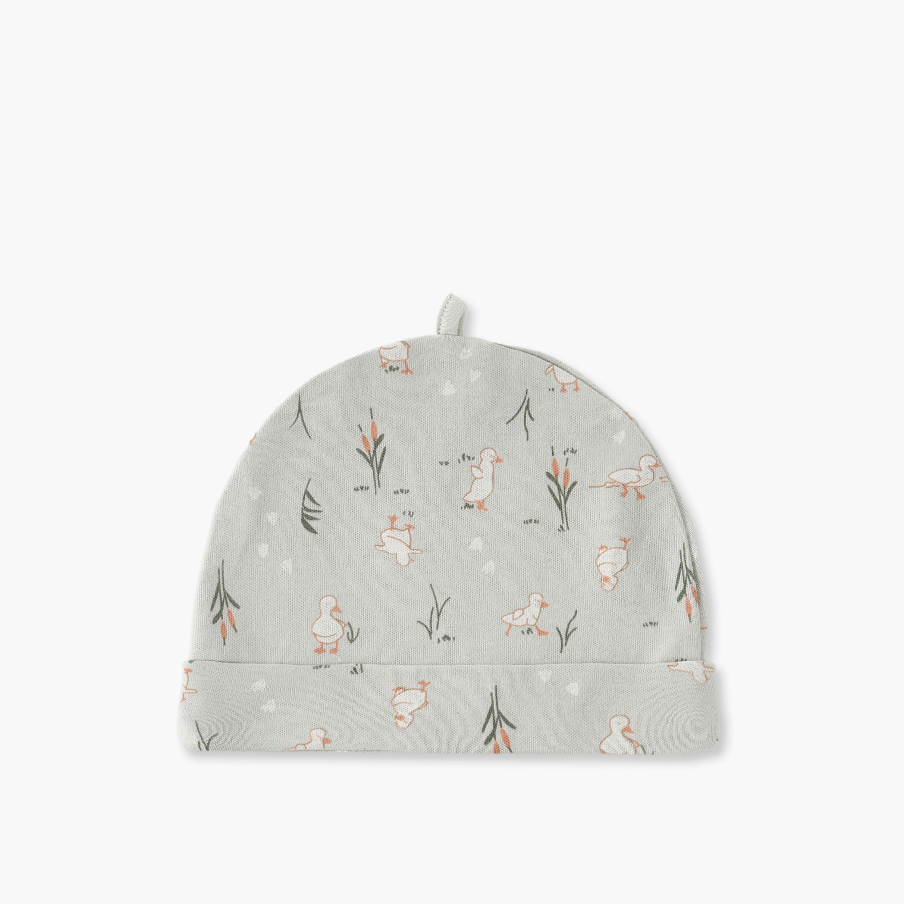 طقم قبعة كاب بطبعات نباتية من جونيورز - قطعتين-baby-girls-accessories-caps-image-3